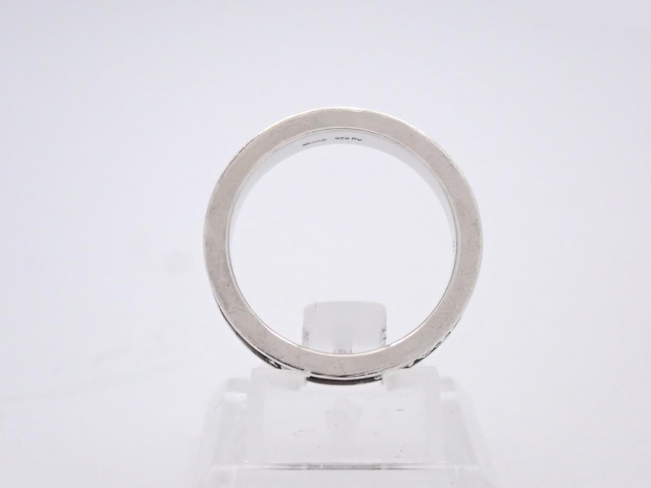 Interlocking G ring, stamped 18, actual size #17, 925g/5.6g — view 3