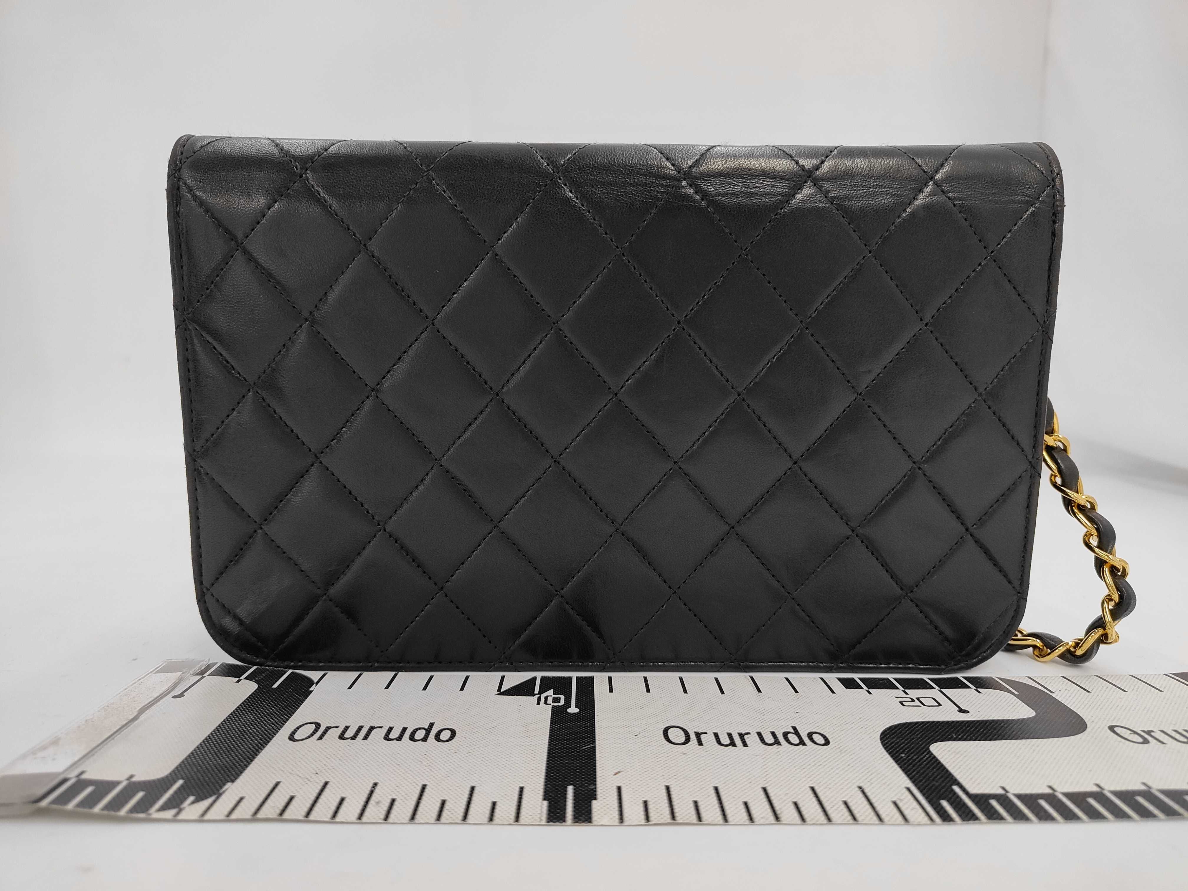 Lambskin Push-Lock Matelassé Full Flap Shoulder Bag — view 2