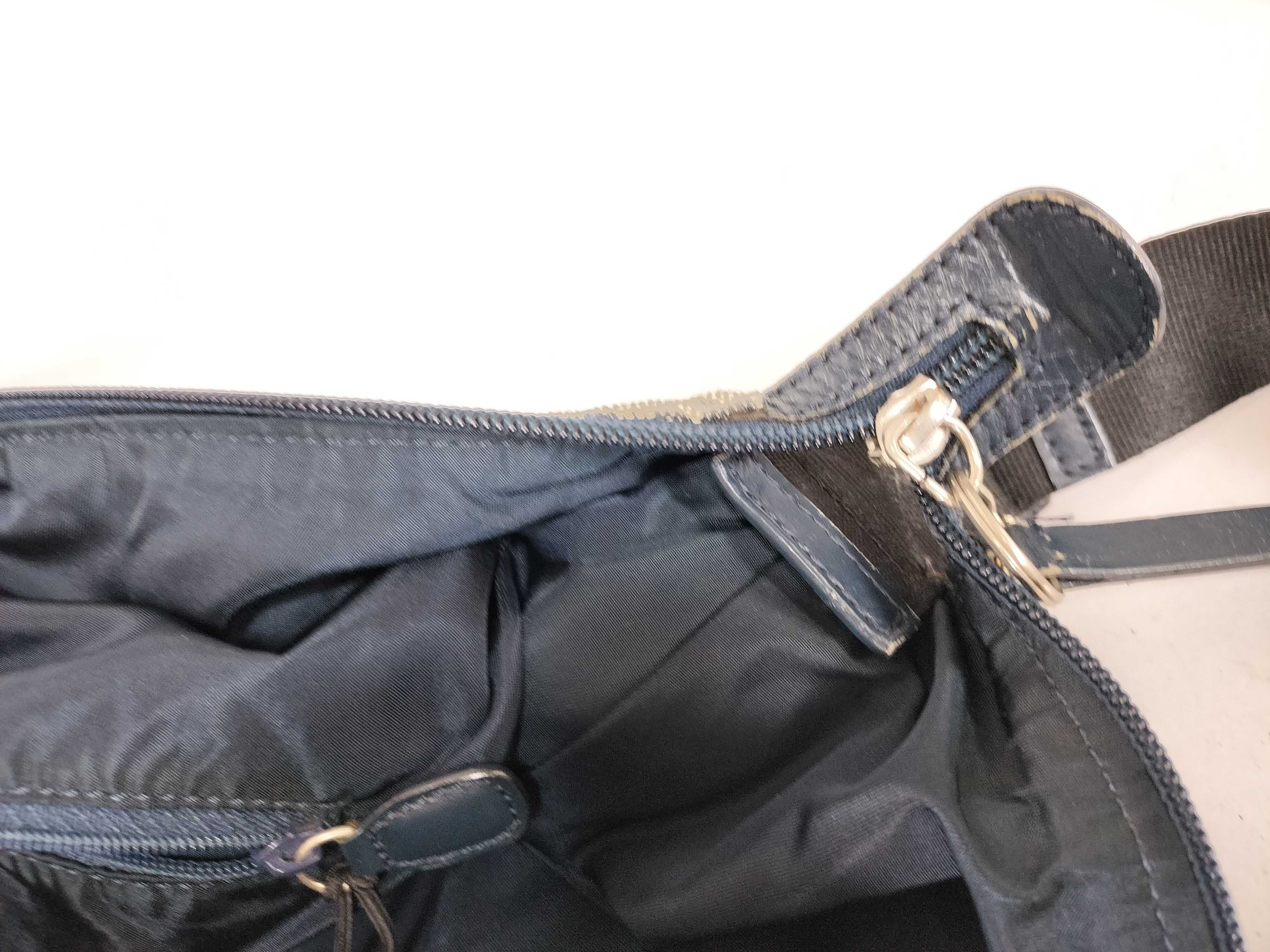 Trotter Shoulder Bag, Navy — view 13