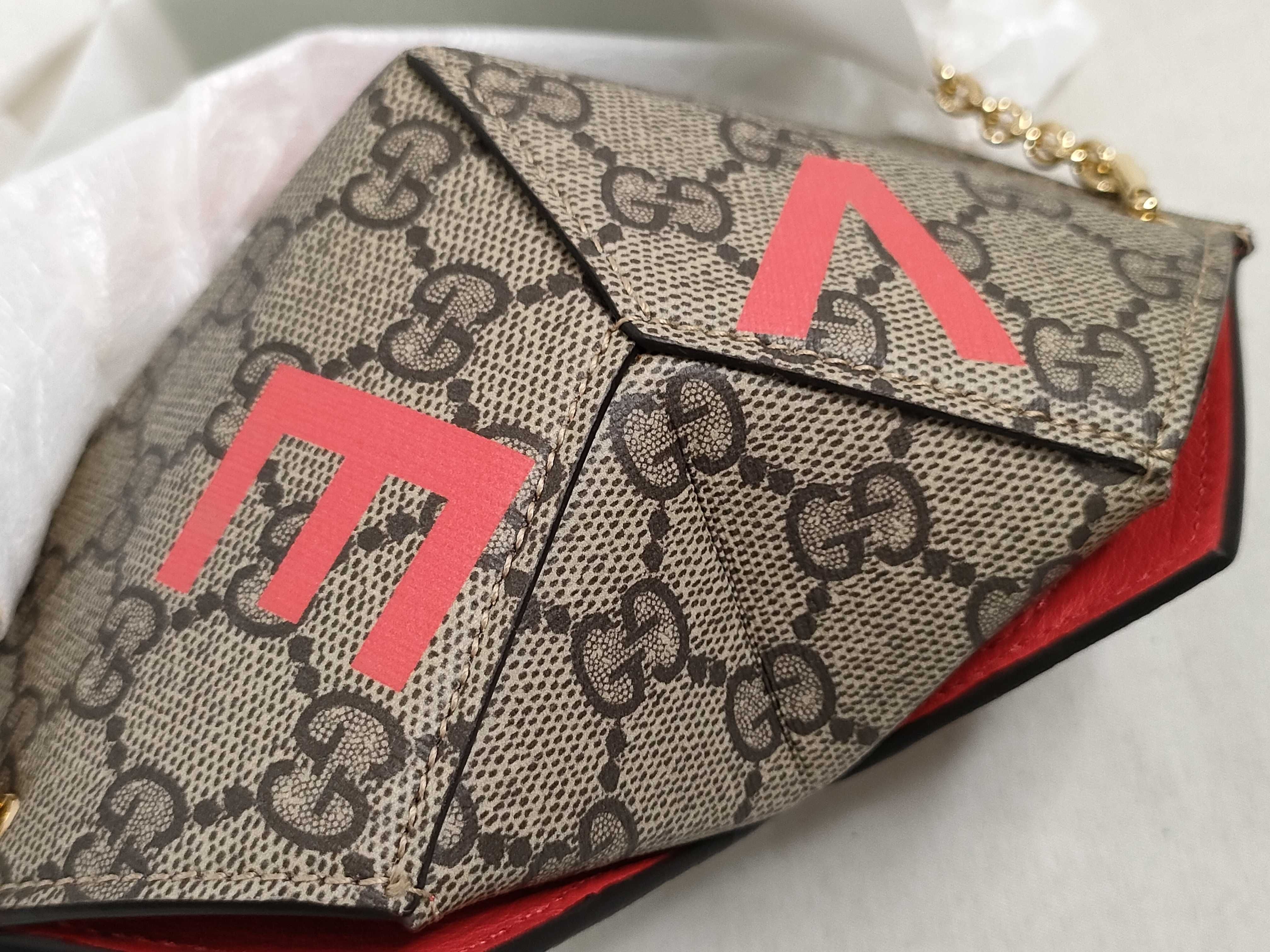 GG Supreme Unused Chain Shoulder Heart Shoulder Bag — view 13