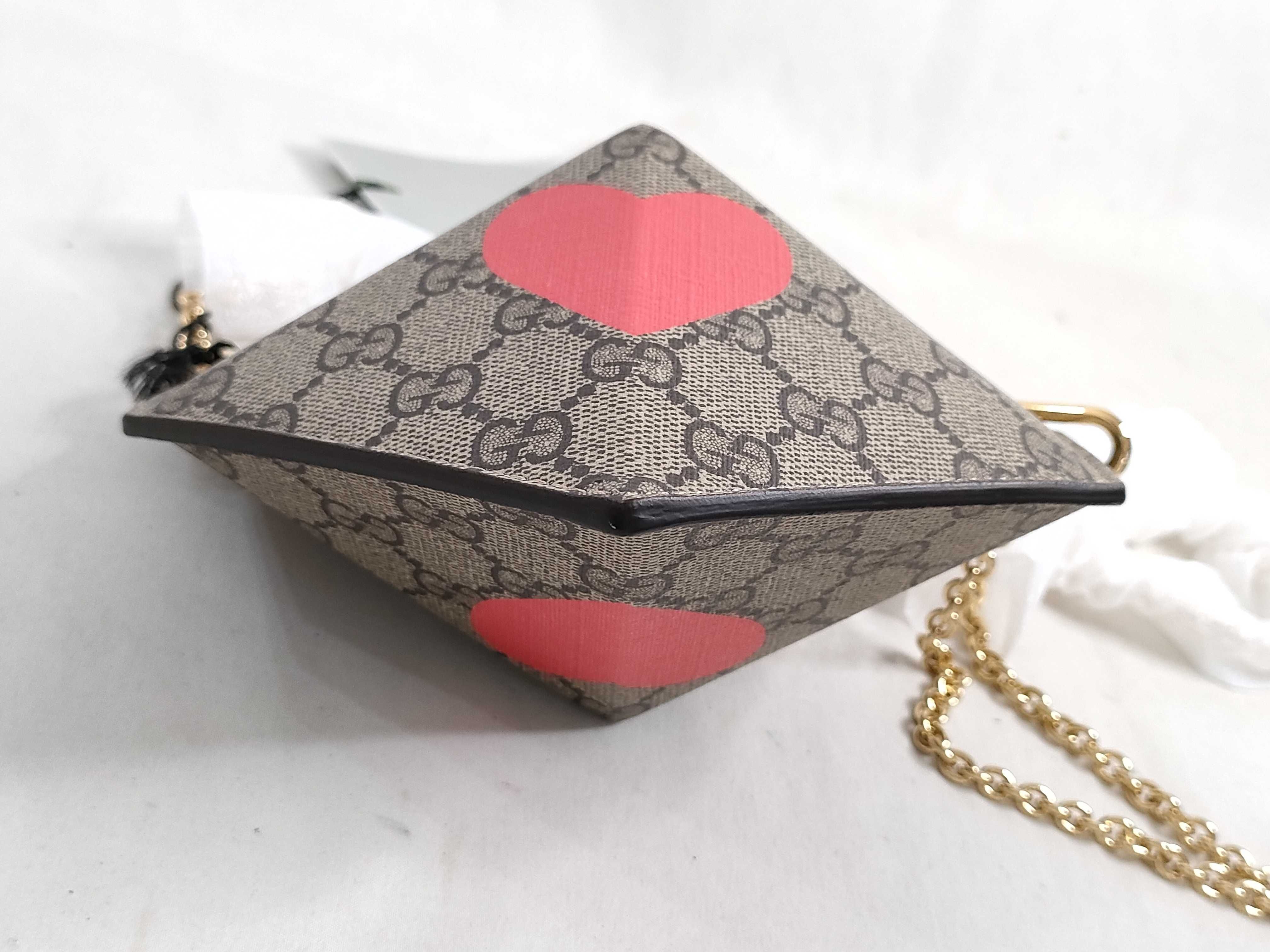 GG Supreme Unused Chain Shoulder Heart Shoulder Bag — view 7