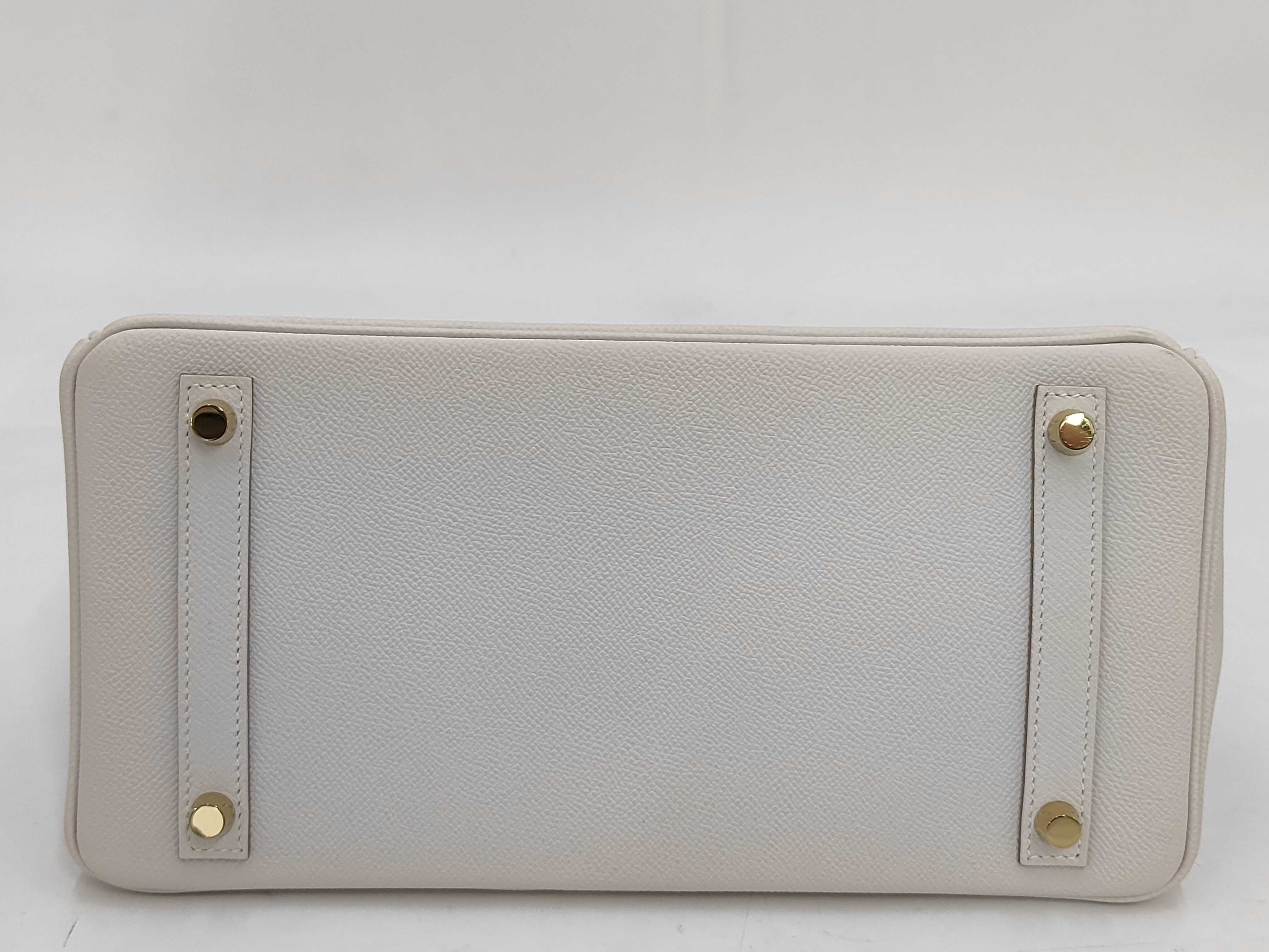 Birkin 30, Veau Epsom leather, gray, gold hardware, W stamp, handbag — view 4