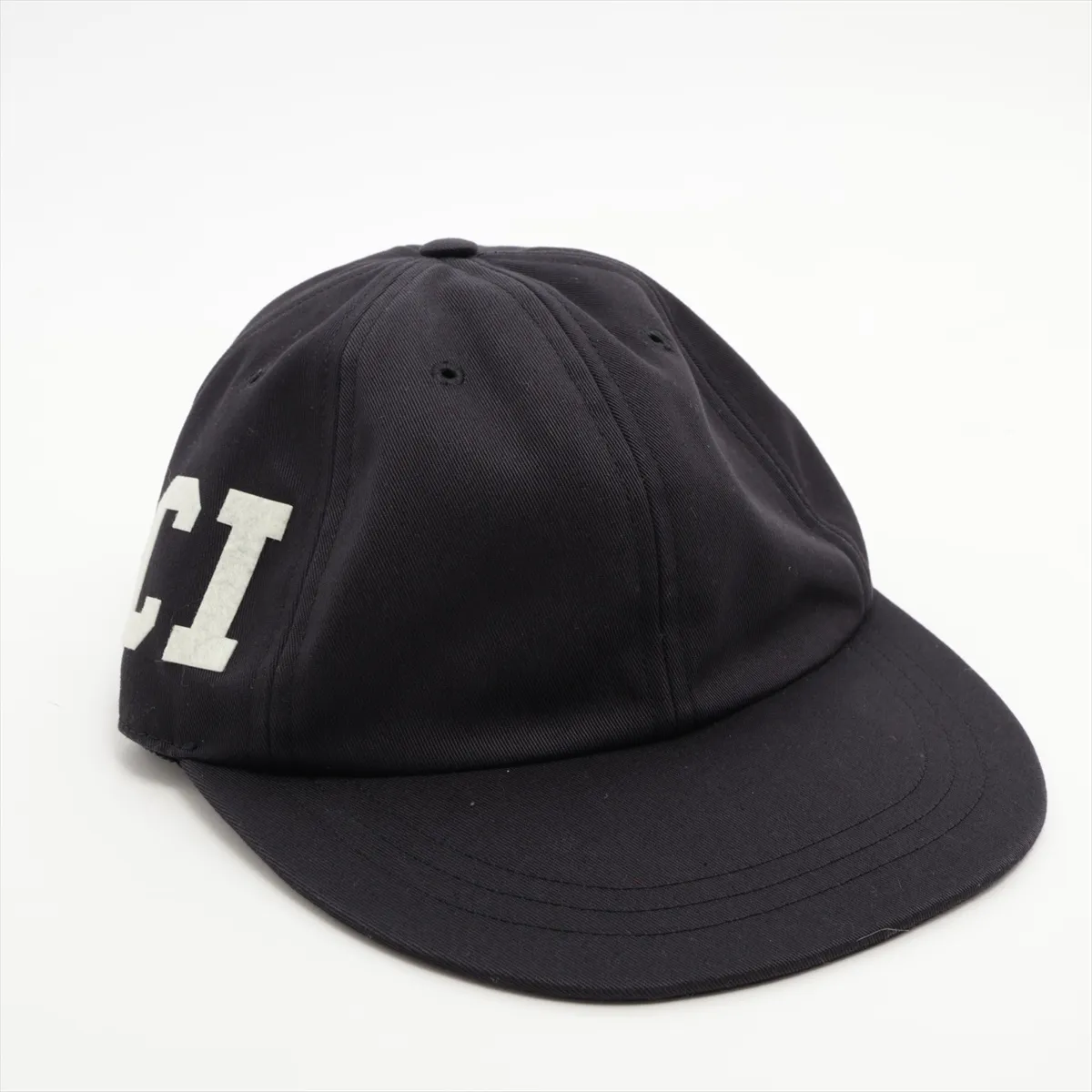 751400 Logo Cap, Size S (57cm), Cotton, Black. Has — view 2