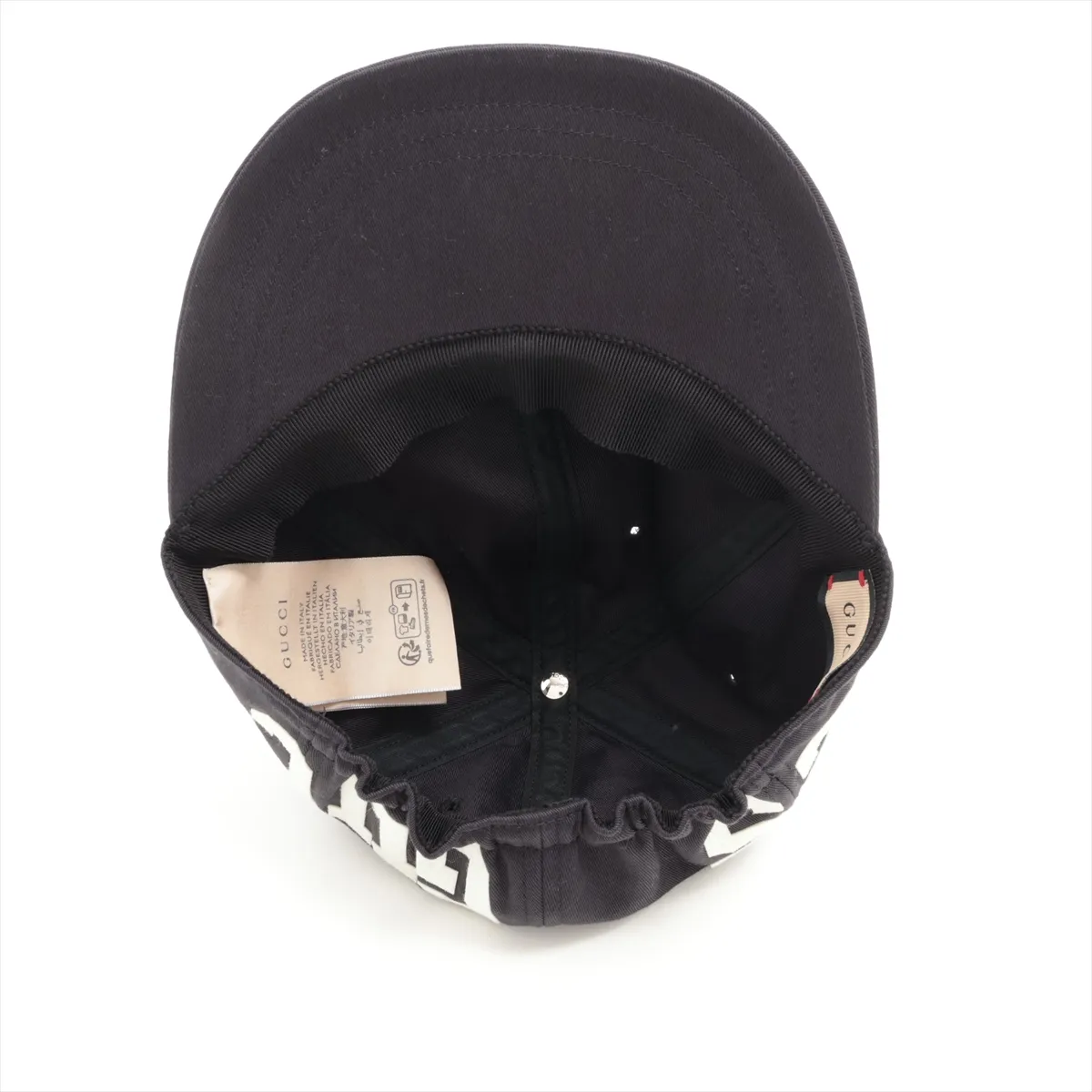 751400 Logo Cap, Size S (57cm), Cotton, Black. Has — view 4