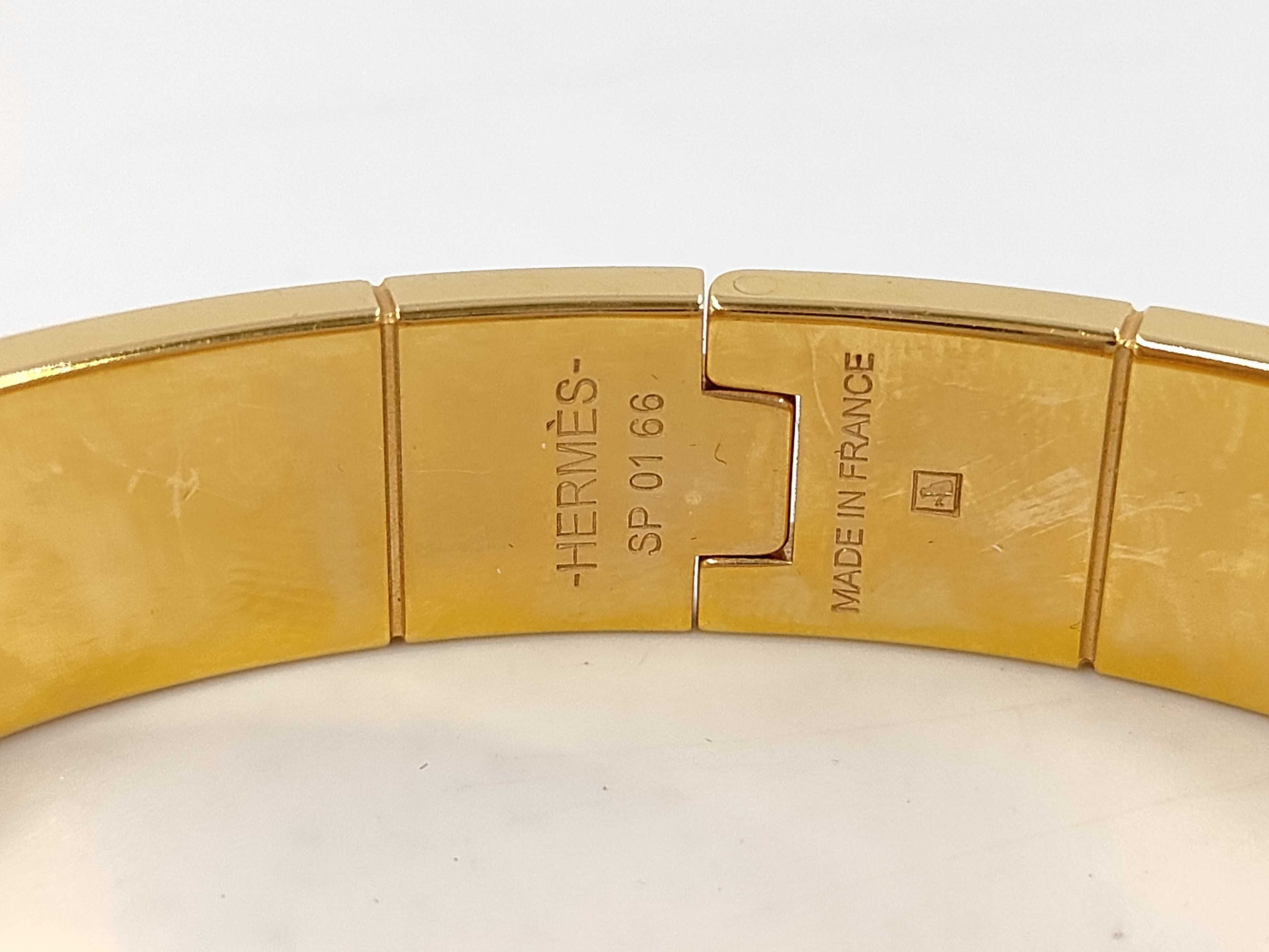 Charnière Bracelet/Bangle with GP Hardware, Pink — view 3