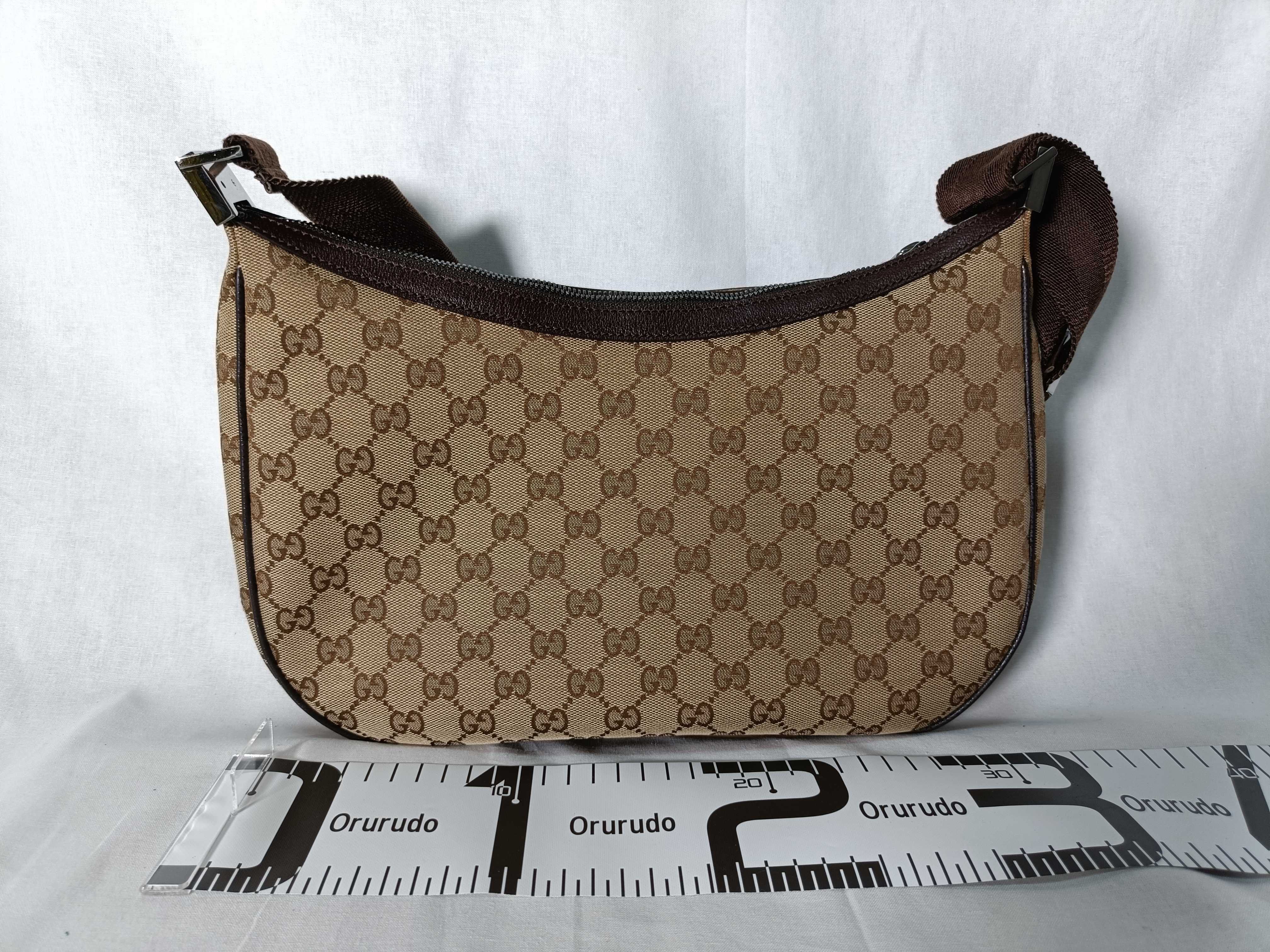 handbag, one-shoulder bag, GG canvas, leather shoulder bag — view 2