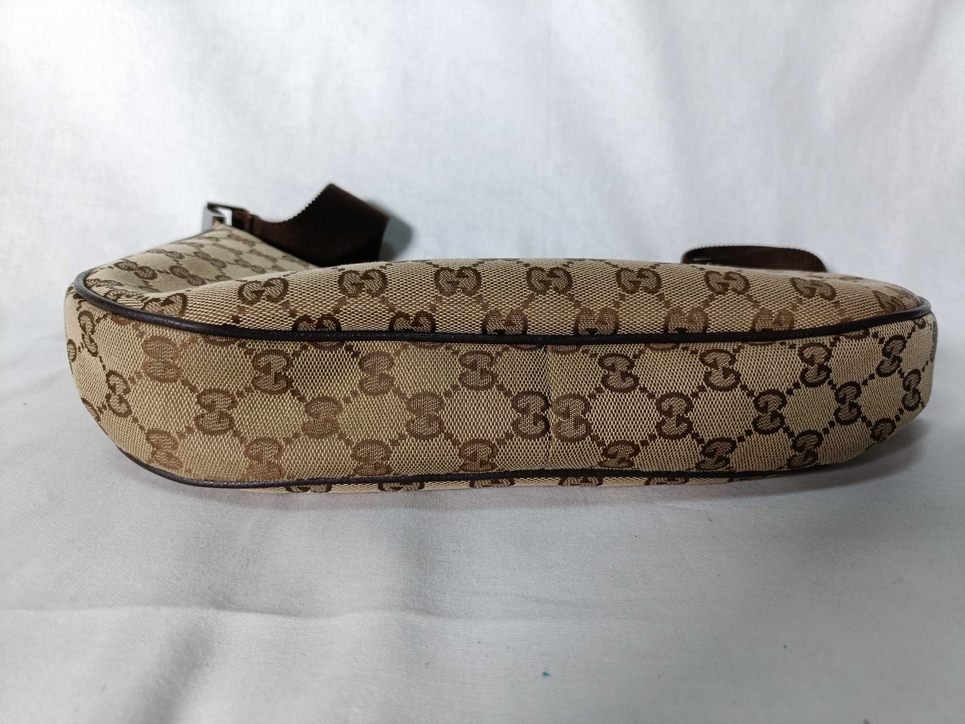 handbag, one-shoulder bag, GG canvas, leather shoulder bag — view 3