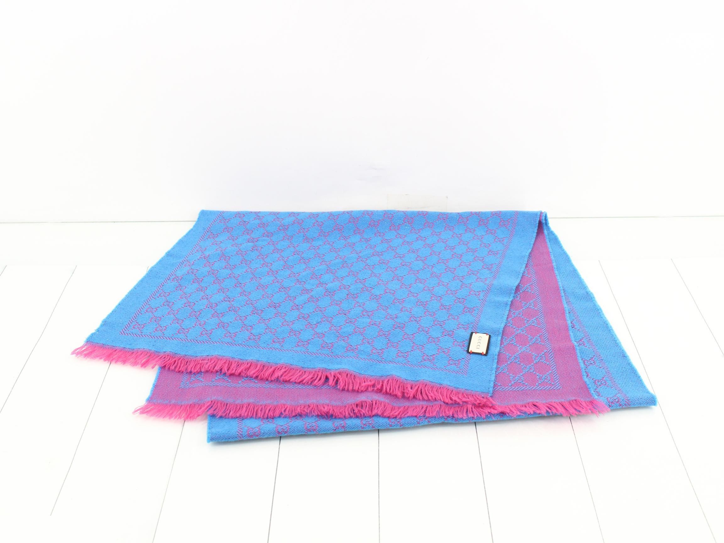 Large GG canvas (small items) and scarf — view 2