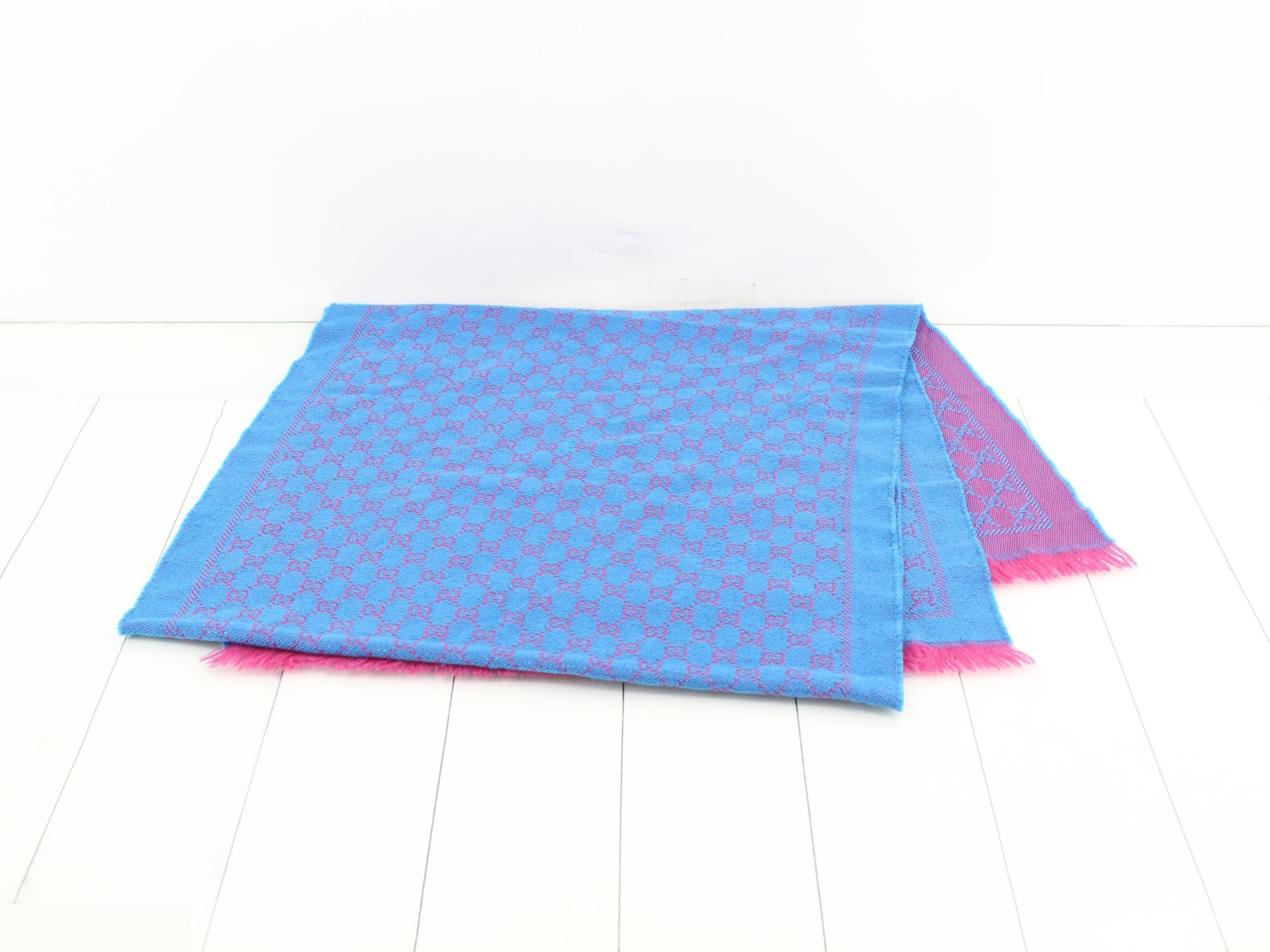 Large GG canvas (small items) and scarf — view 3
