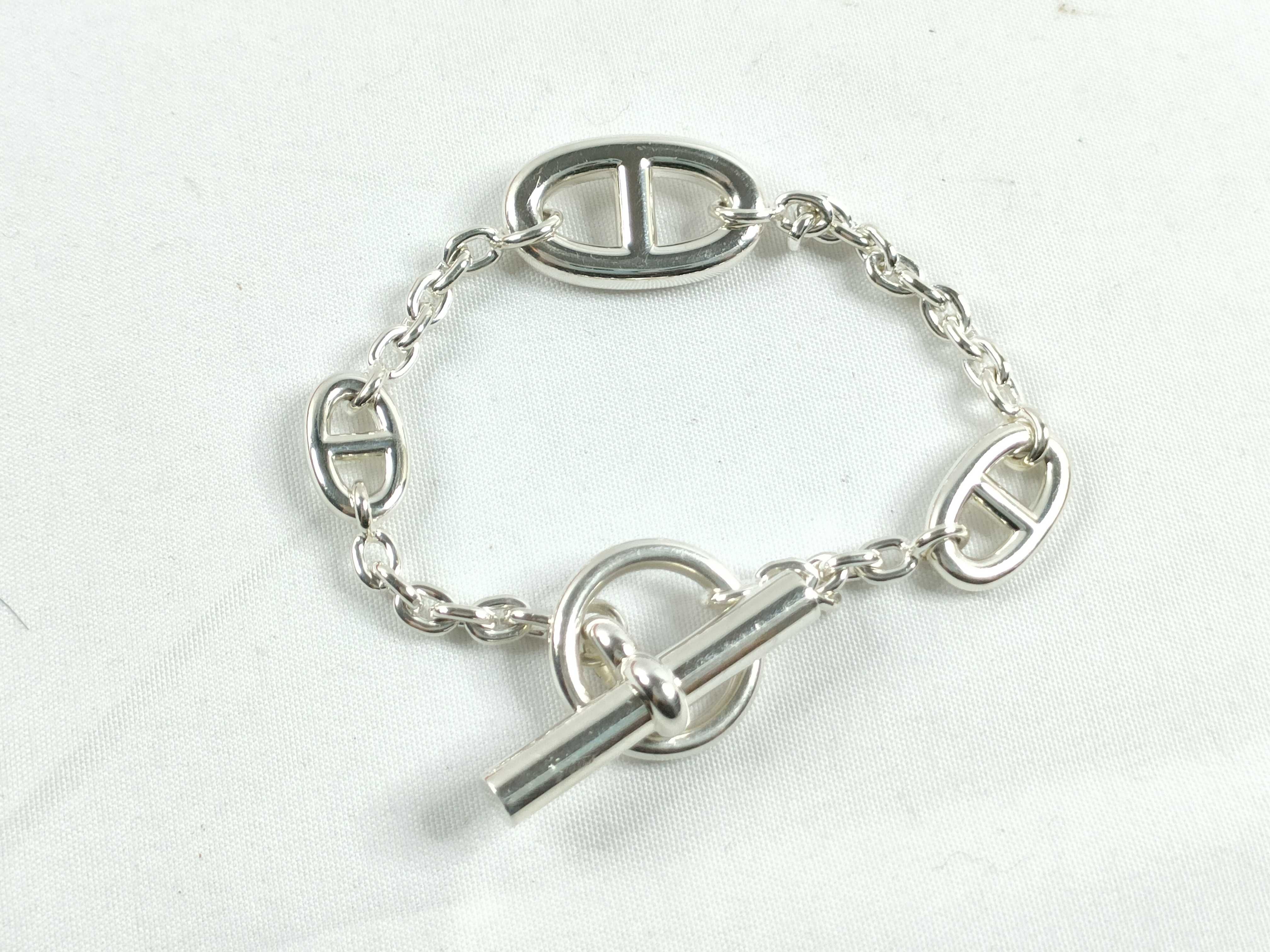 Silver Pig Nose Bracelet Bracelet/Bangle — view 2