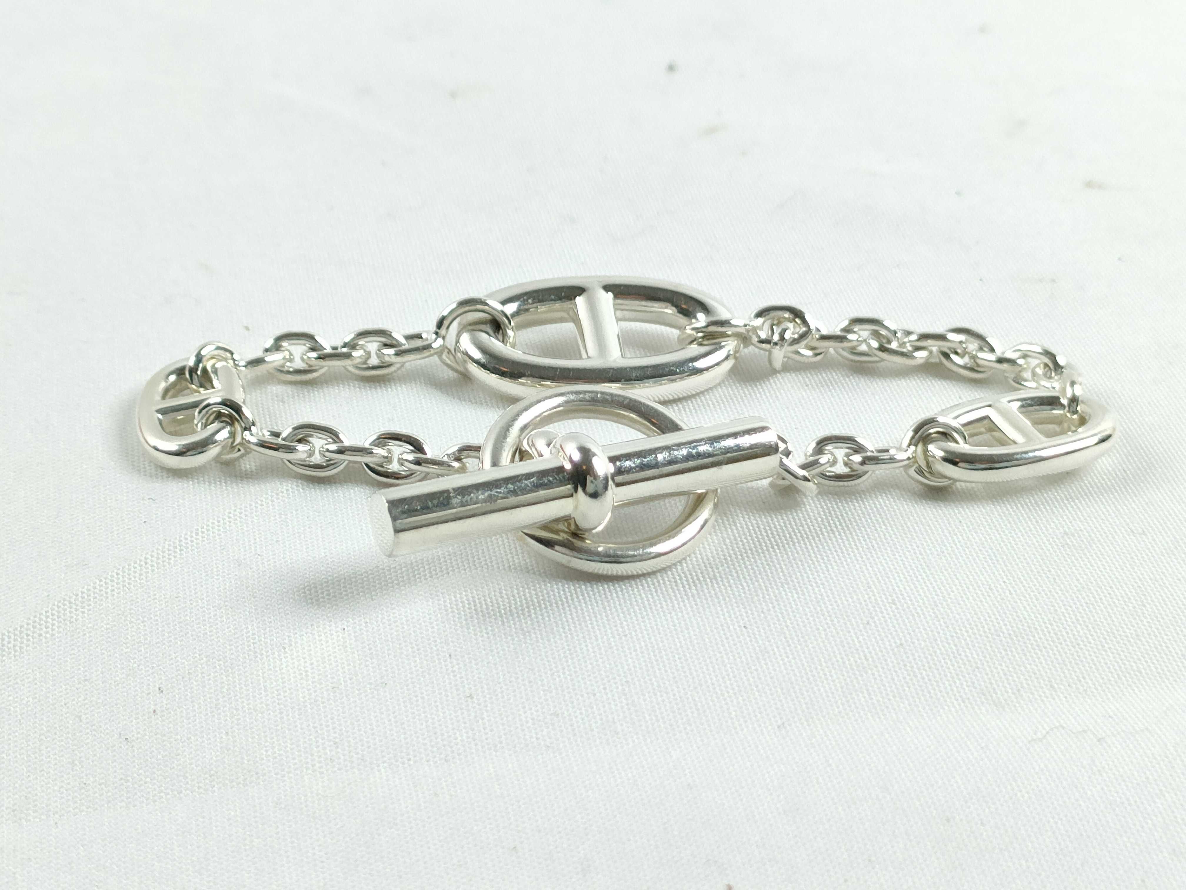Silver Pig Nose Bracelet Bracelet/Bangle — view 3