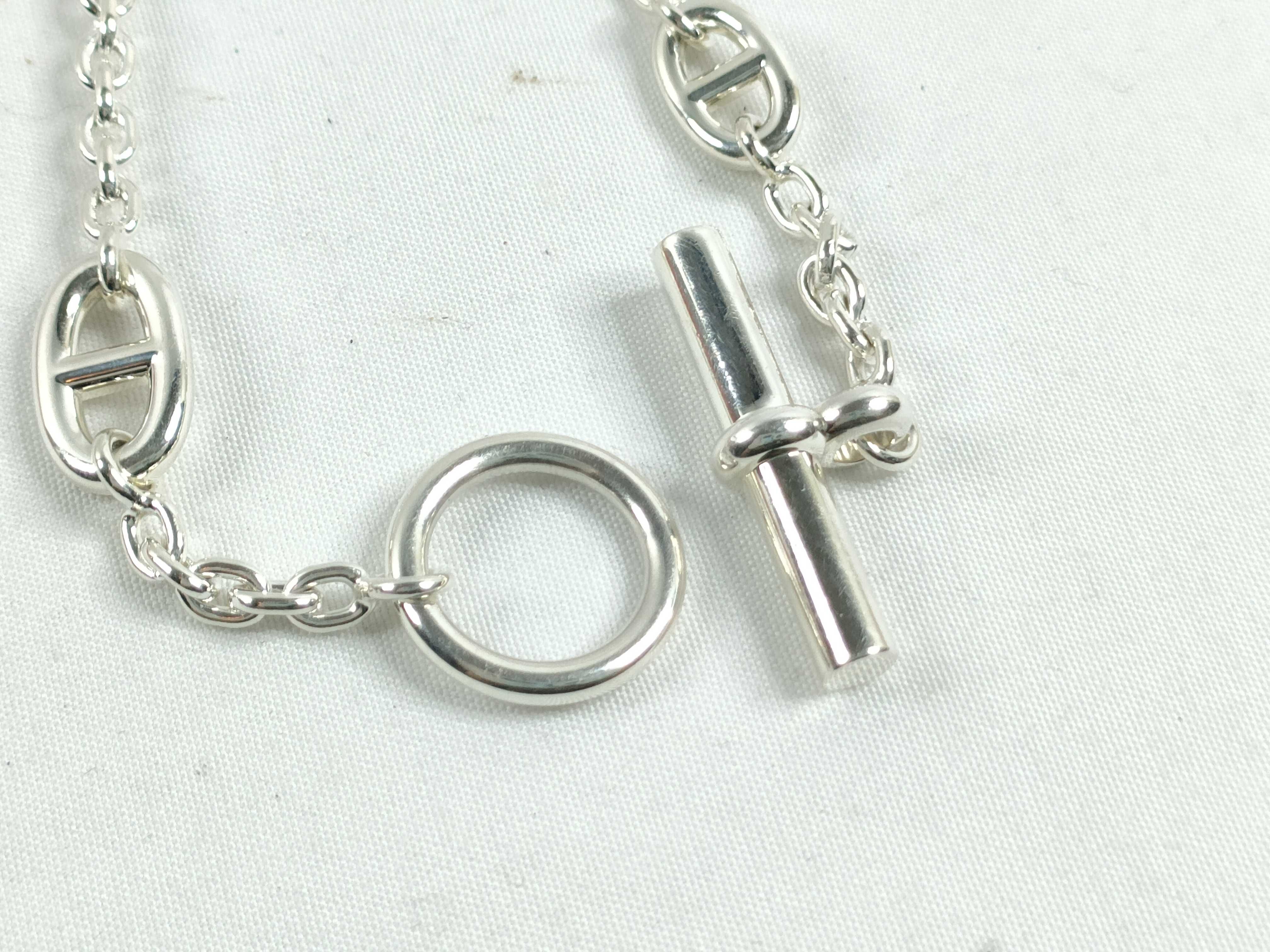 Silver Pig Nose Bracelet Bracelet/Bangle — view 6