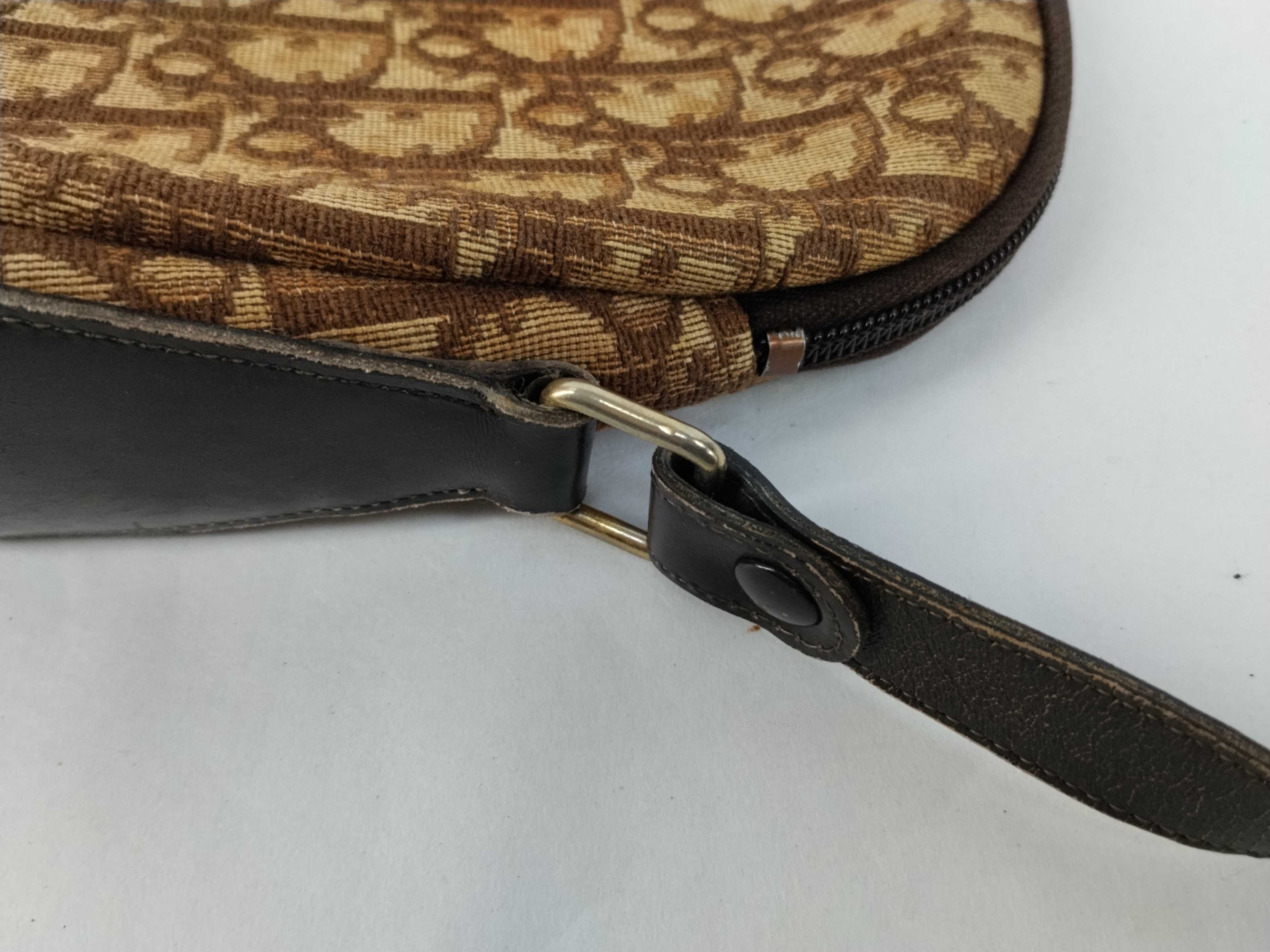 Trotter One-Shoulder Bag, Canvas, Brown Shoulder Bag — view 5