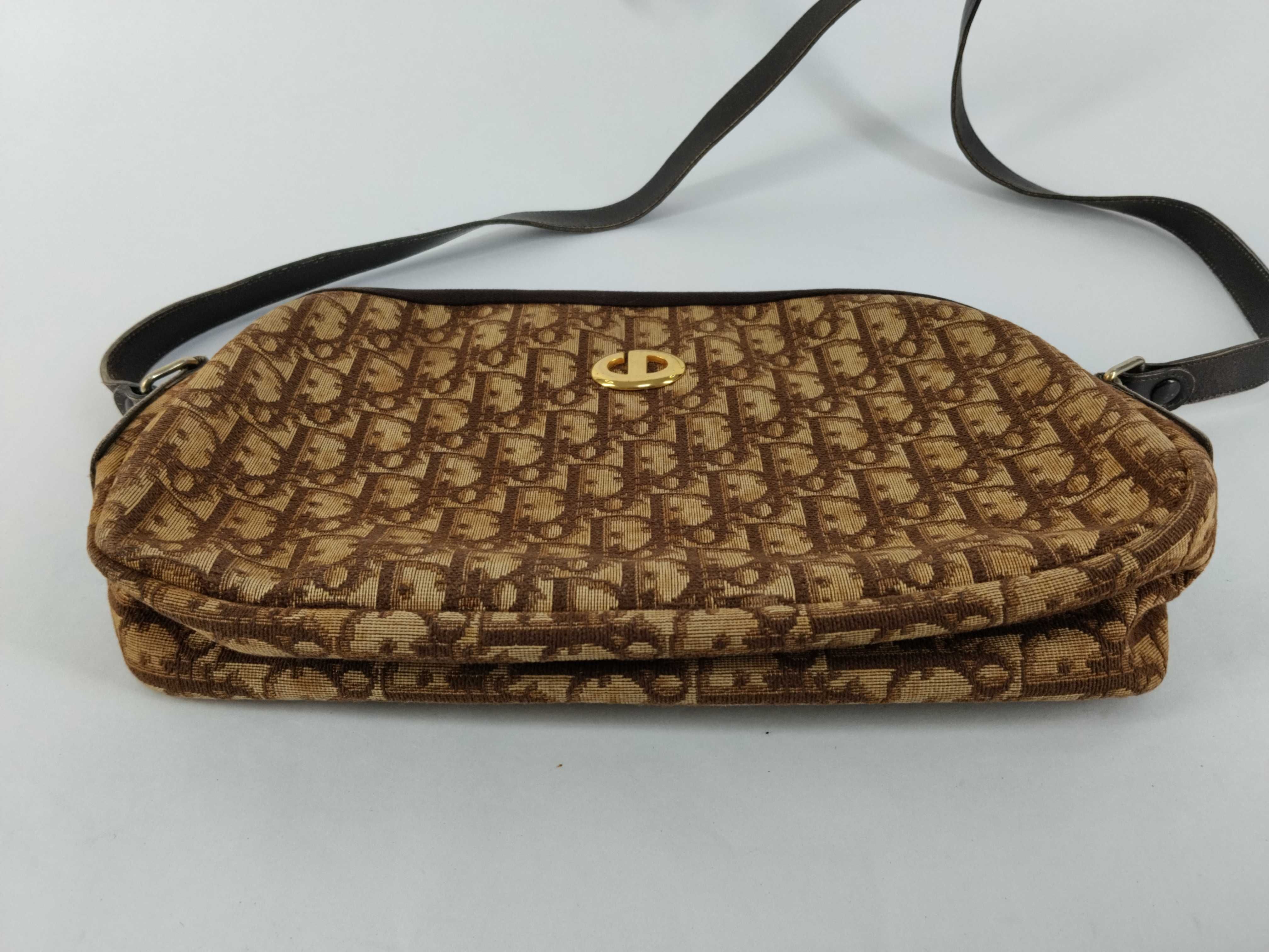 Trotter One-Shoulder Bag, Canvas, Brown Shoulder Bag — view 7