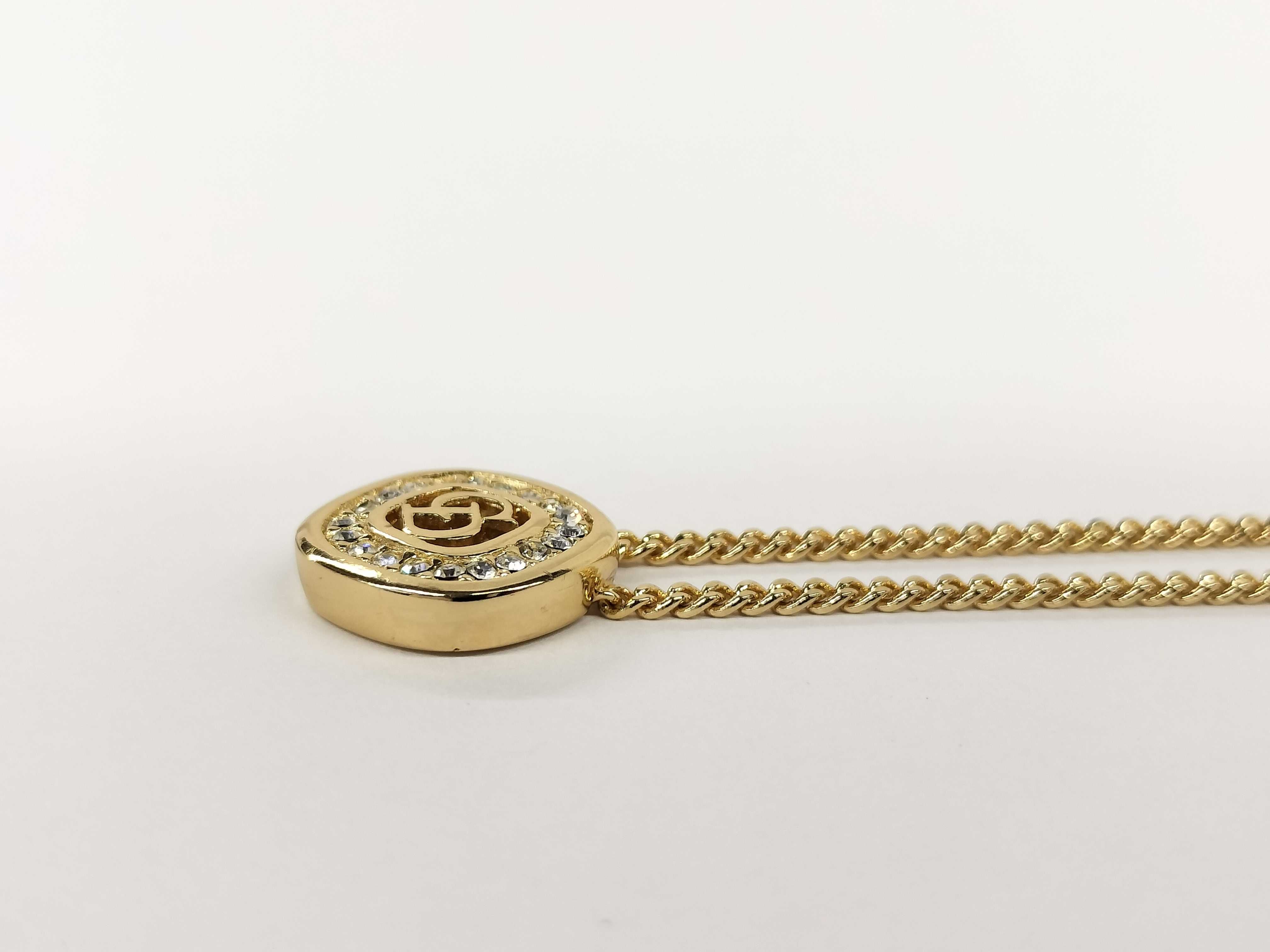 CD Rhinestone Necklace — view 3