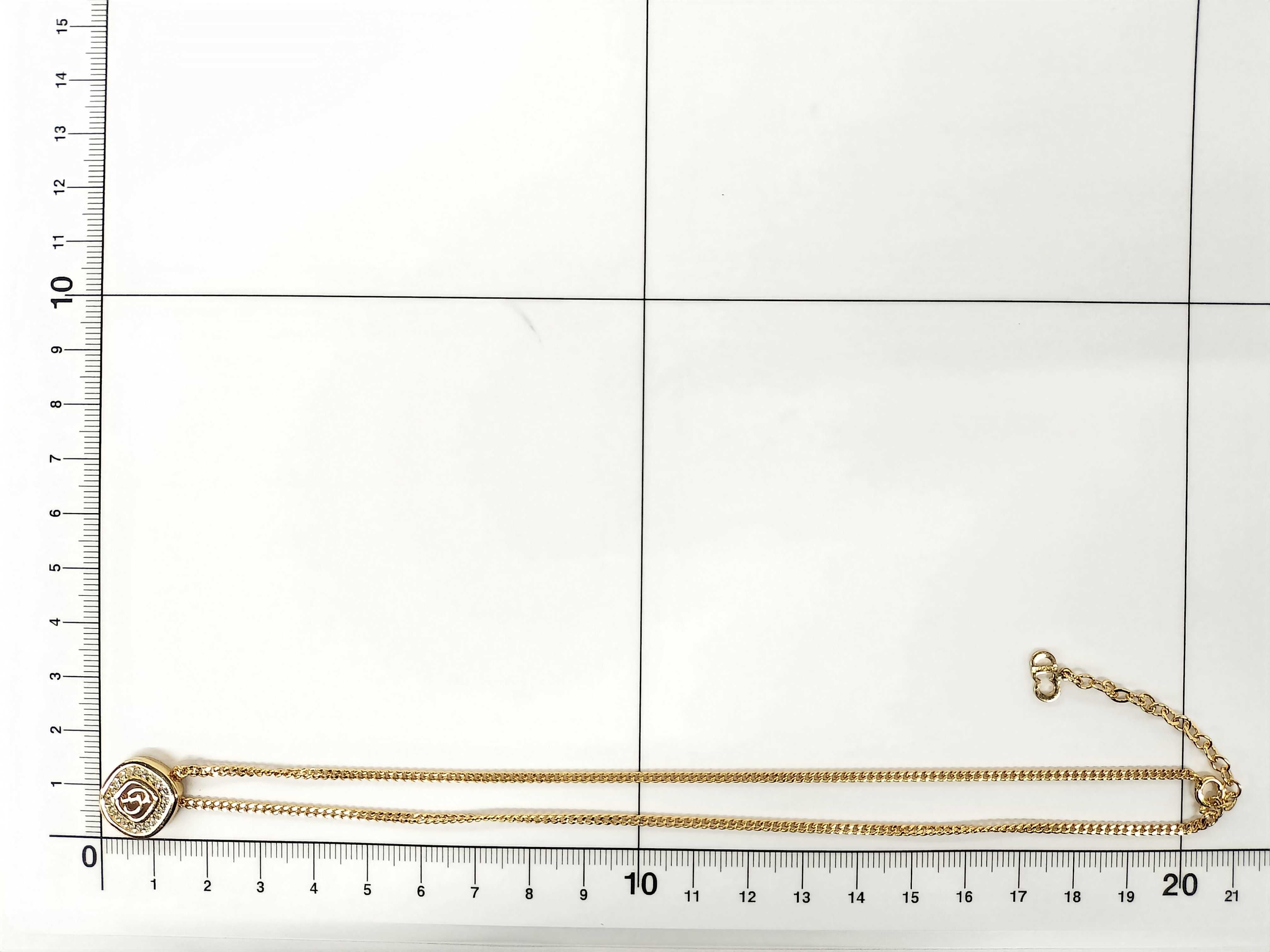 CD Rhinestone Necklace — view 7