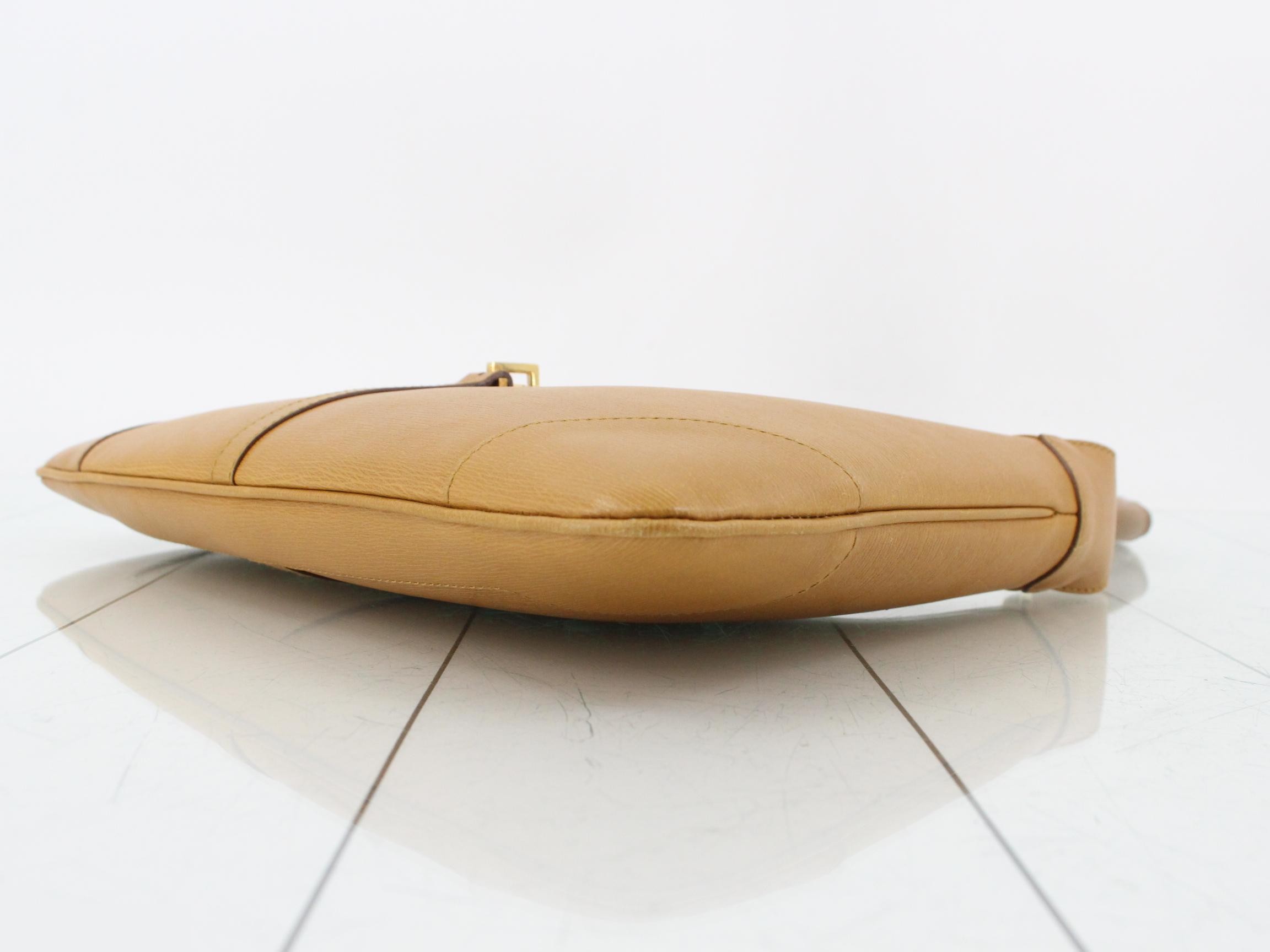 Leather Jackie Shoulder Bag — view 6
