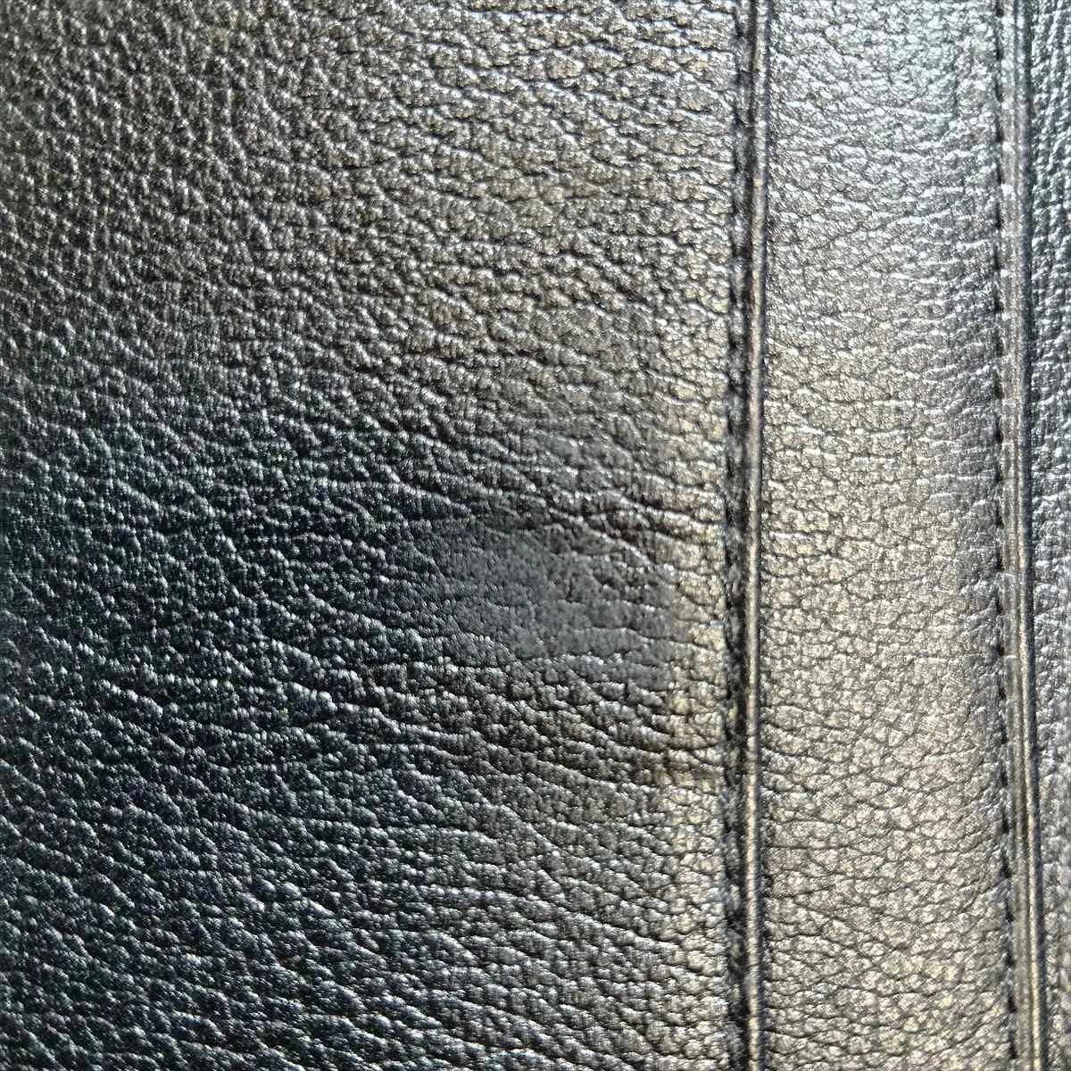 Camellia Lambskin Long Wallet, Black with Silver Hardware, 12693740 — view 13