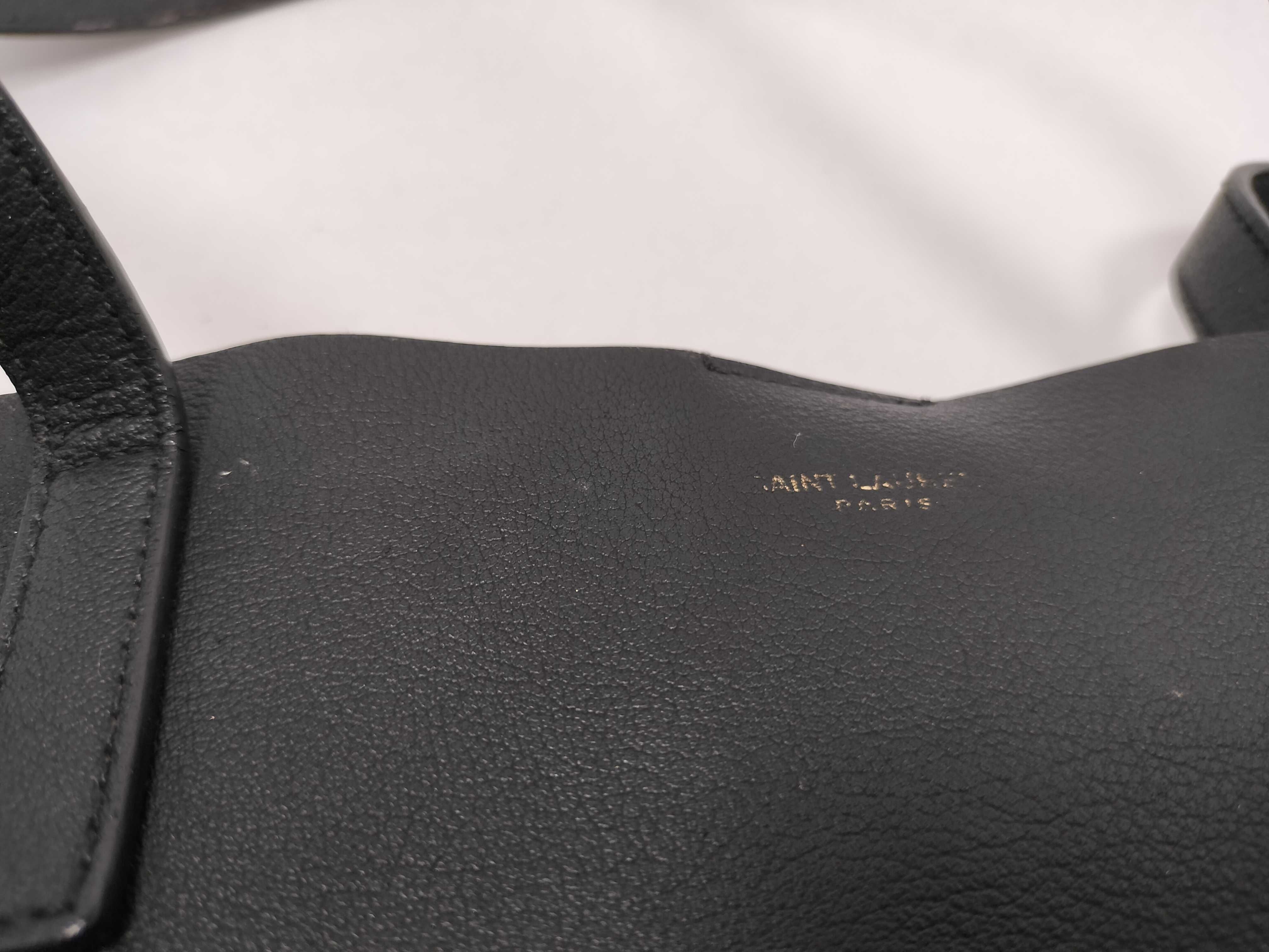 SG- Paris Sac Shopping Leather Tote bag Black 454203 Tote bag — view 12