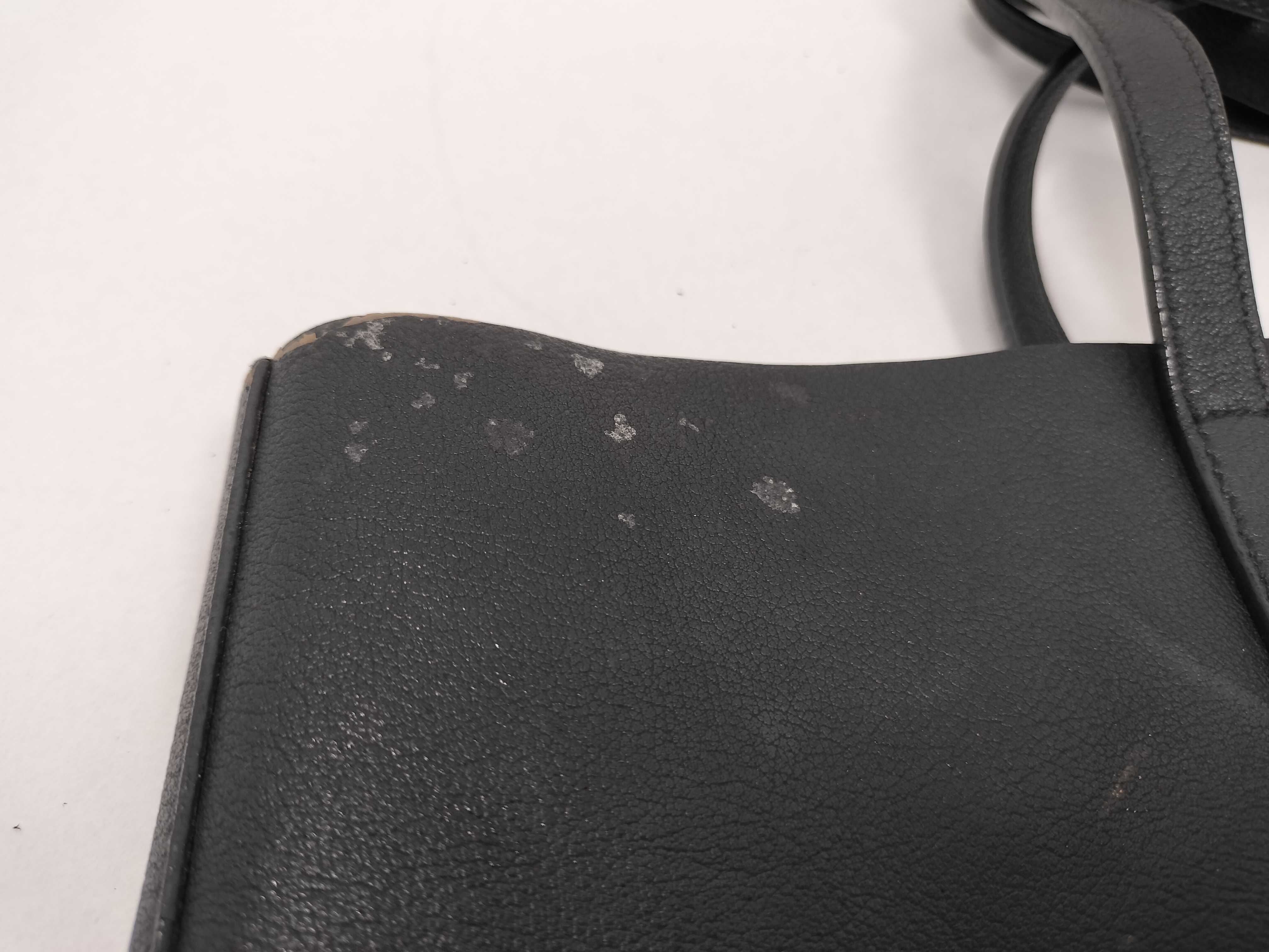 SG- Paris Sac Shopping Leather Tote bag Black 454203 Tote bag — view 13