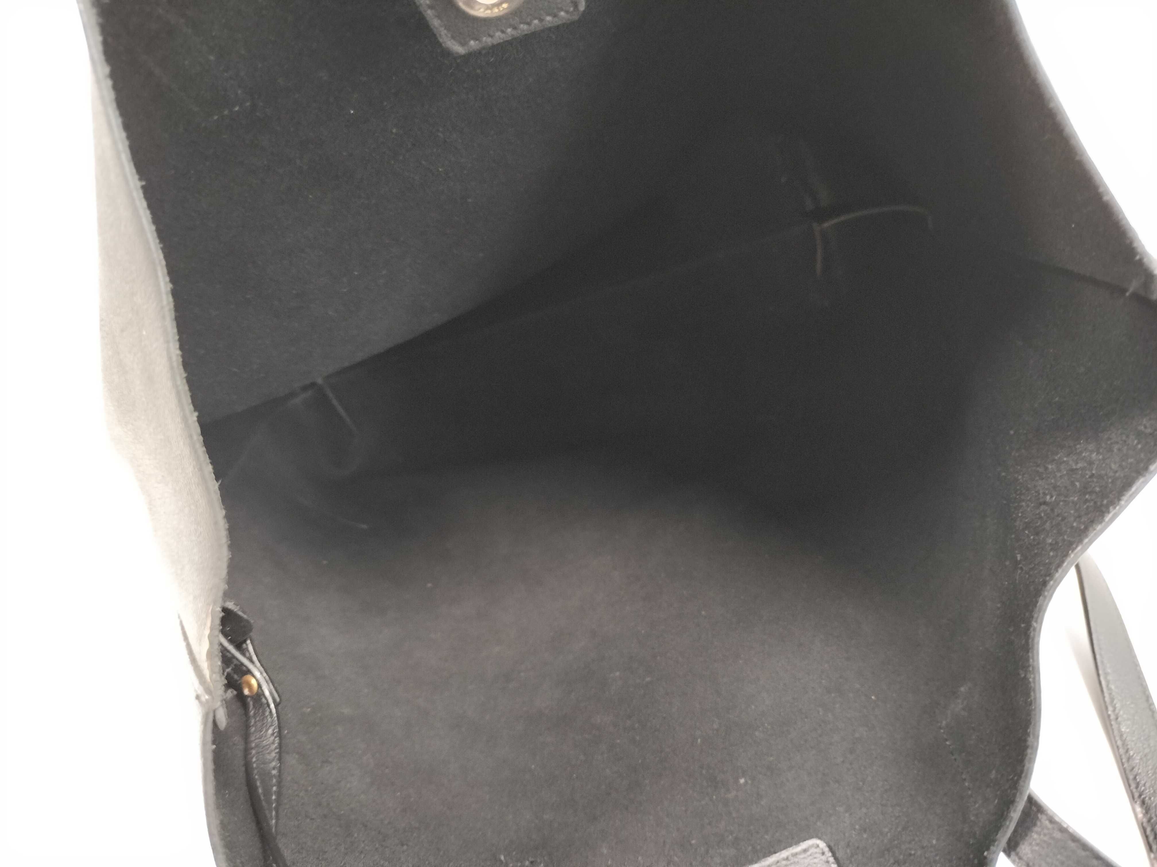 SG- Paris Sac Shopping Leather Tote bag Black 454203 Tote bag — view 9