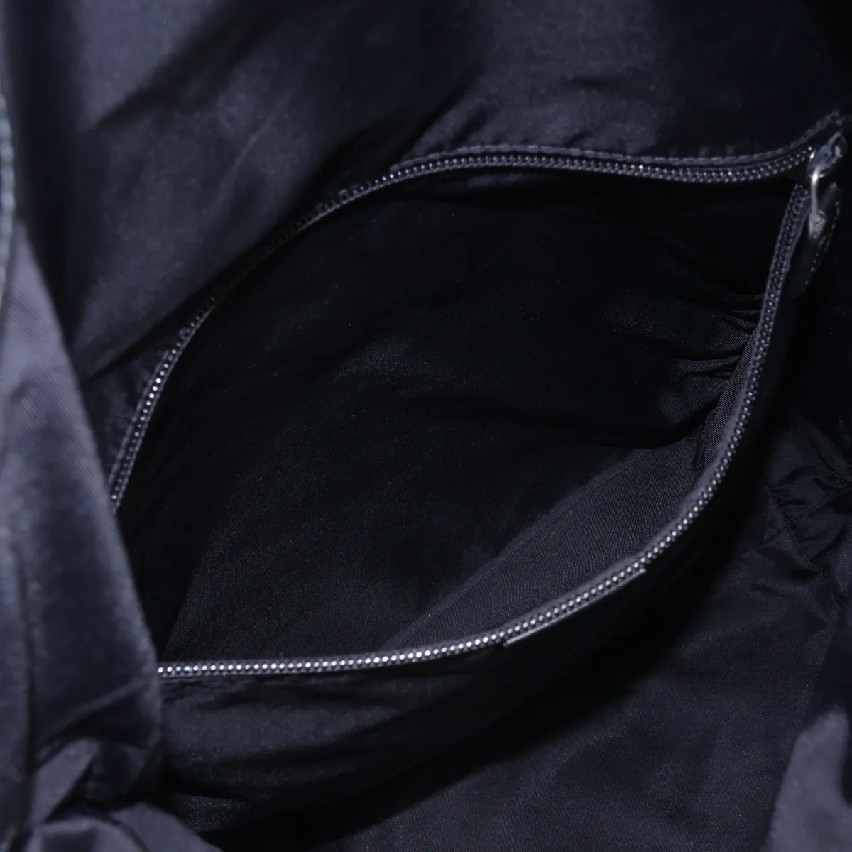 Sherry Line Canvas x Leather Backpack/Rucksack, Black — view 8