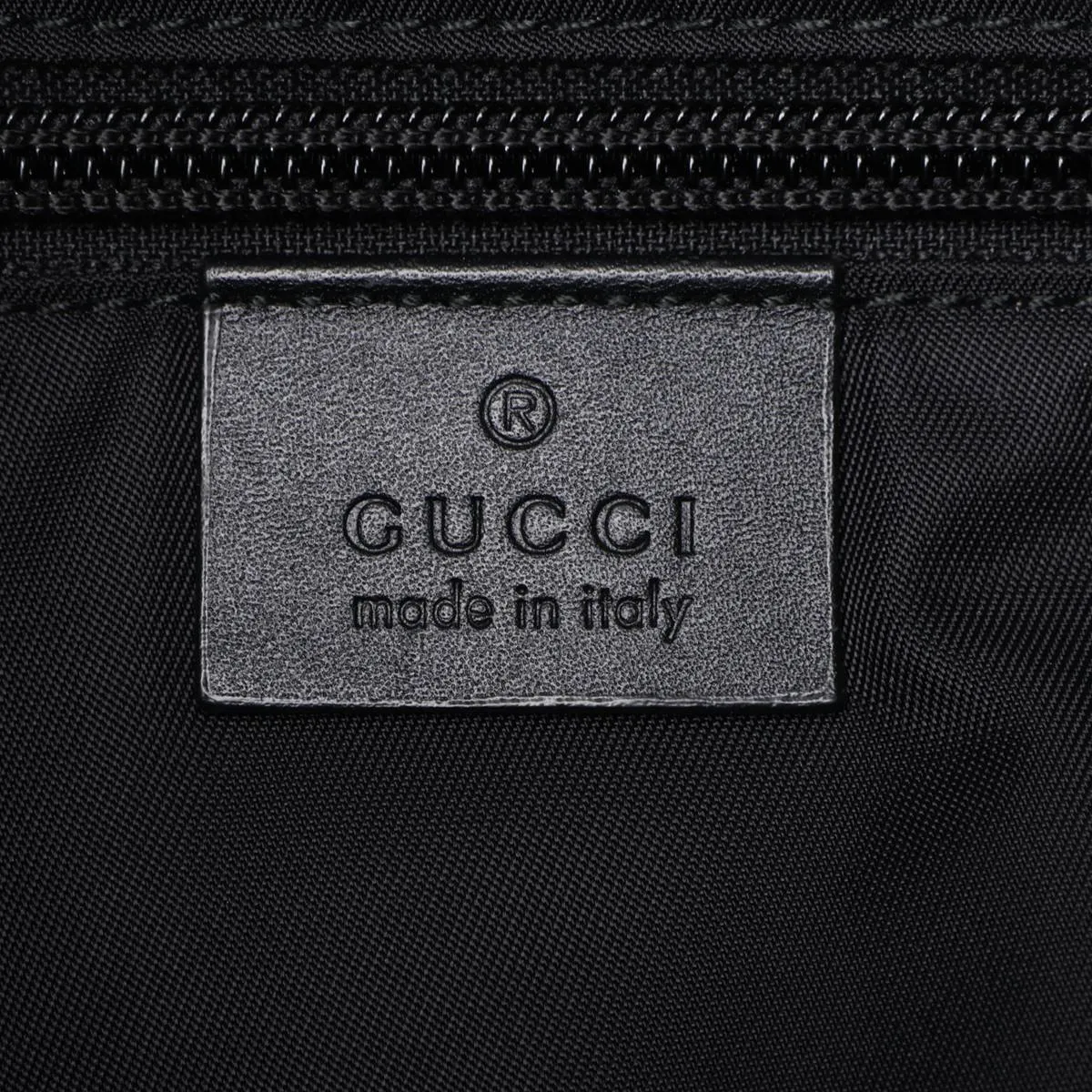 Sherry Line Canvas x Leather Backpack/Rucksack, Black — view 9