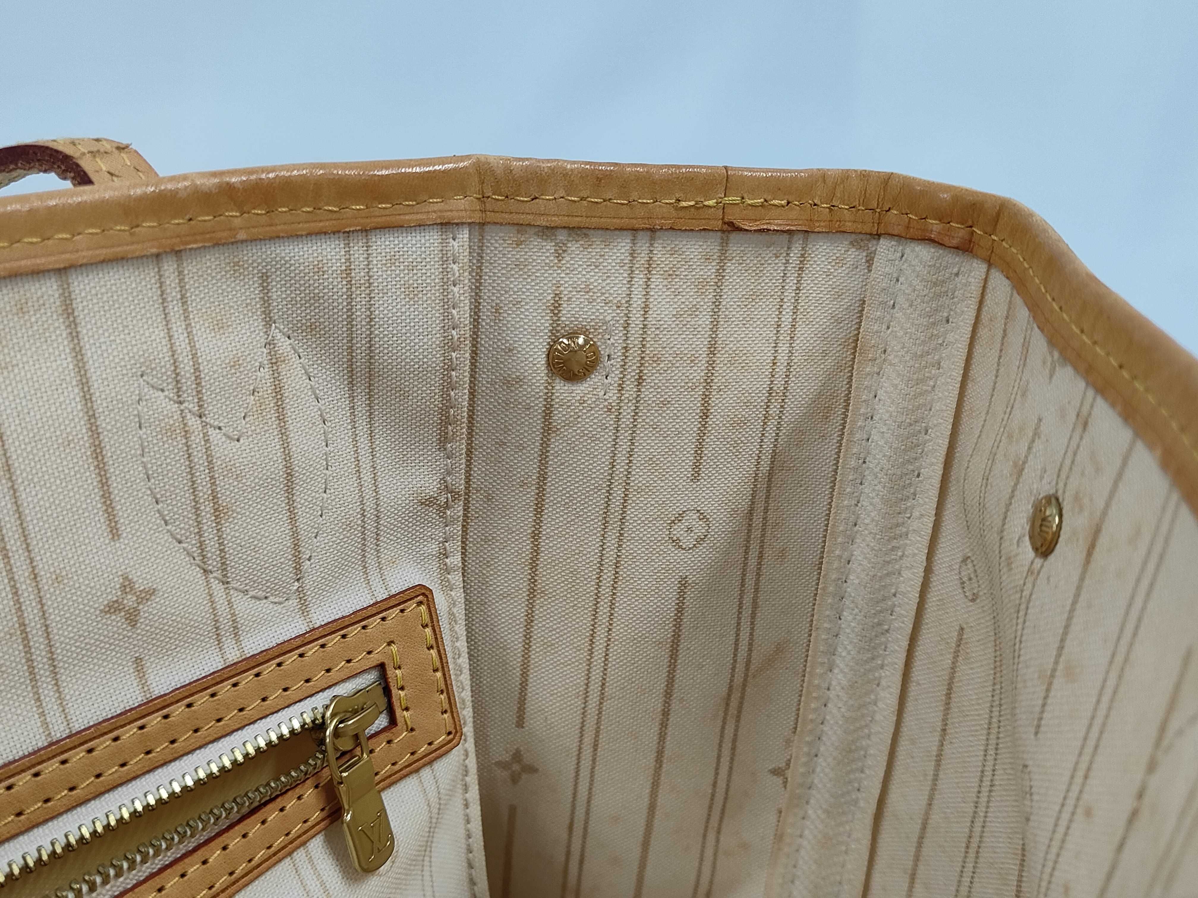 Neverfull Damier Azur Handbag Shoulder Bag — view 10