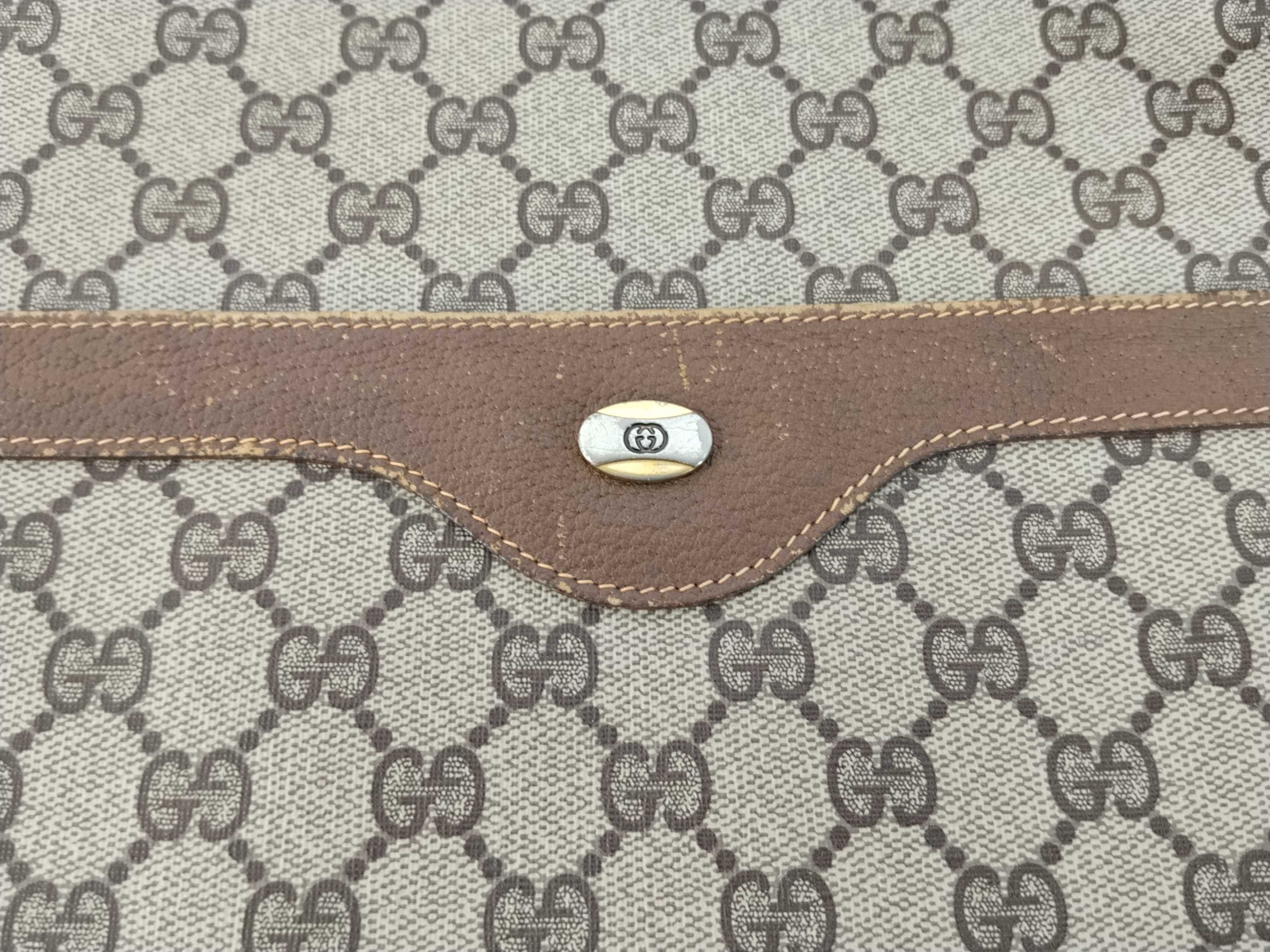 GG Supreme Gucci 40 02 003 GG Supreme Sherry Line Tote Bag Brown Tote Bag — view 8