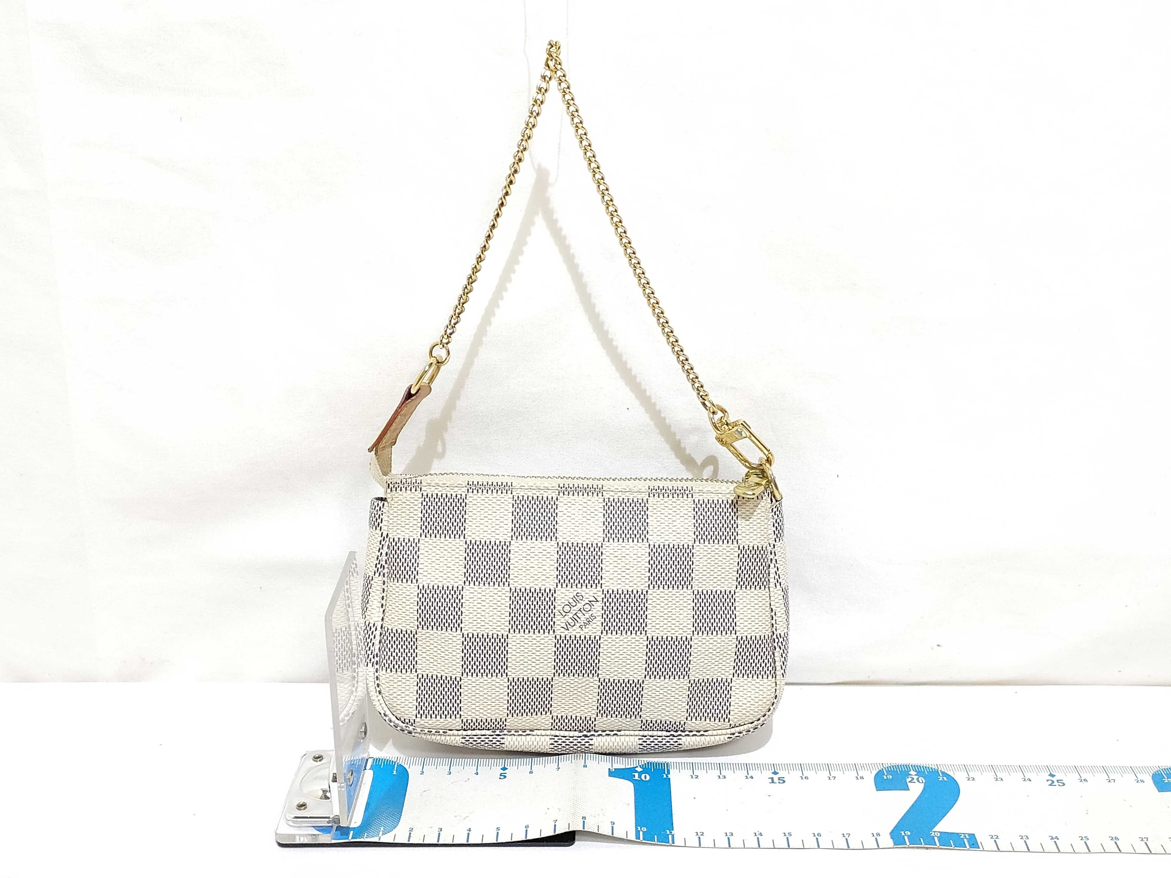 Damier Azur Mini Pochette Accessoires N58010 Handbag — view 2