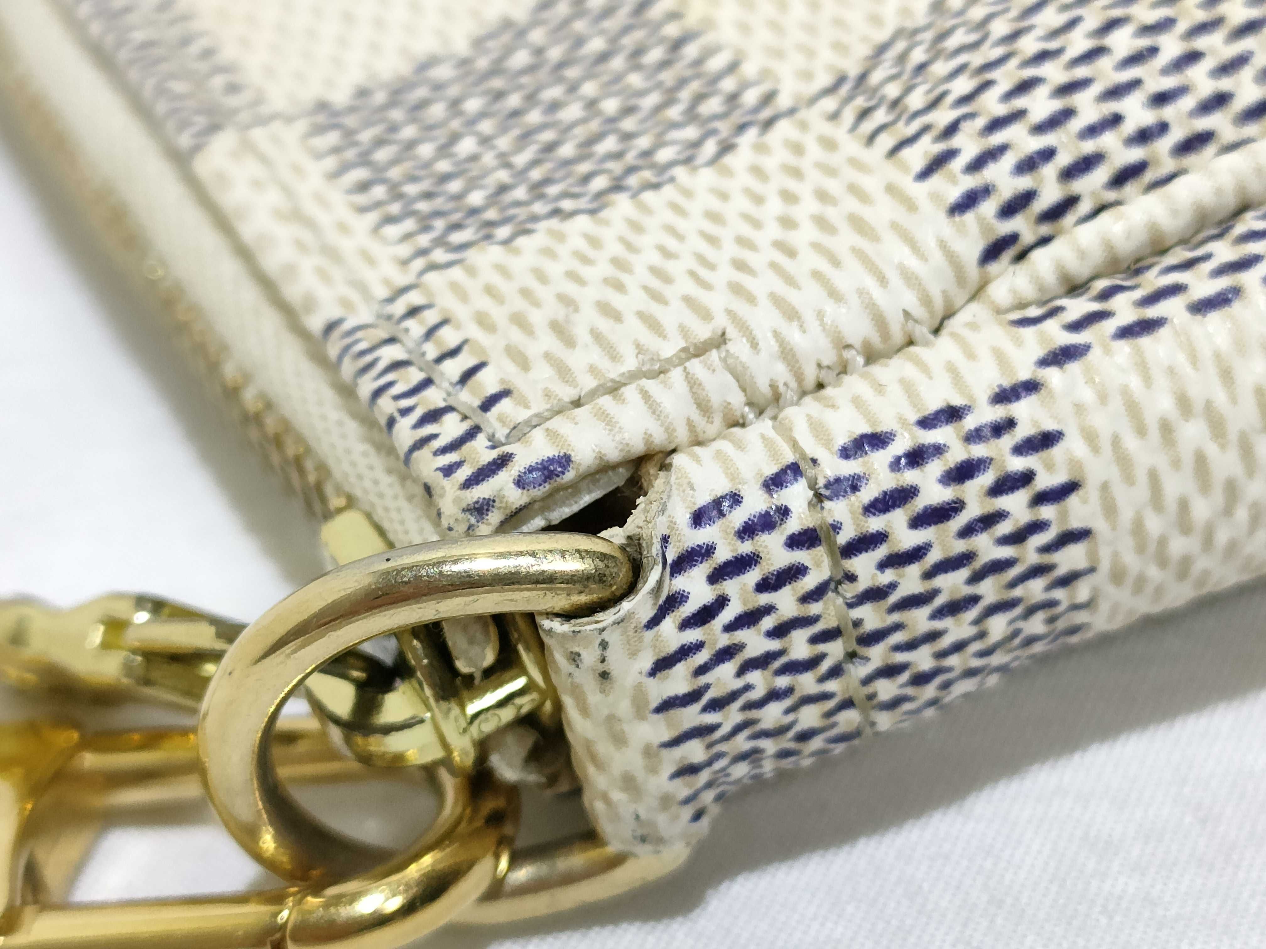 Damier Azur Mini Pochette Accessoires N58010 Handbag — view 5