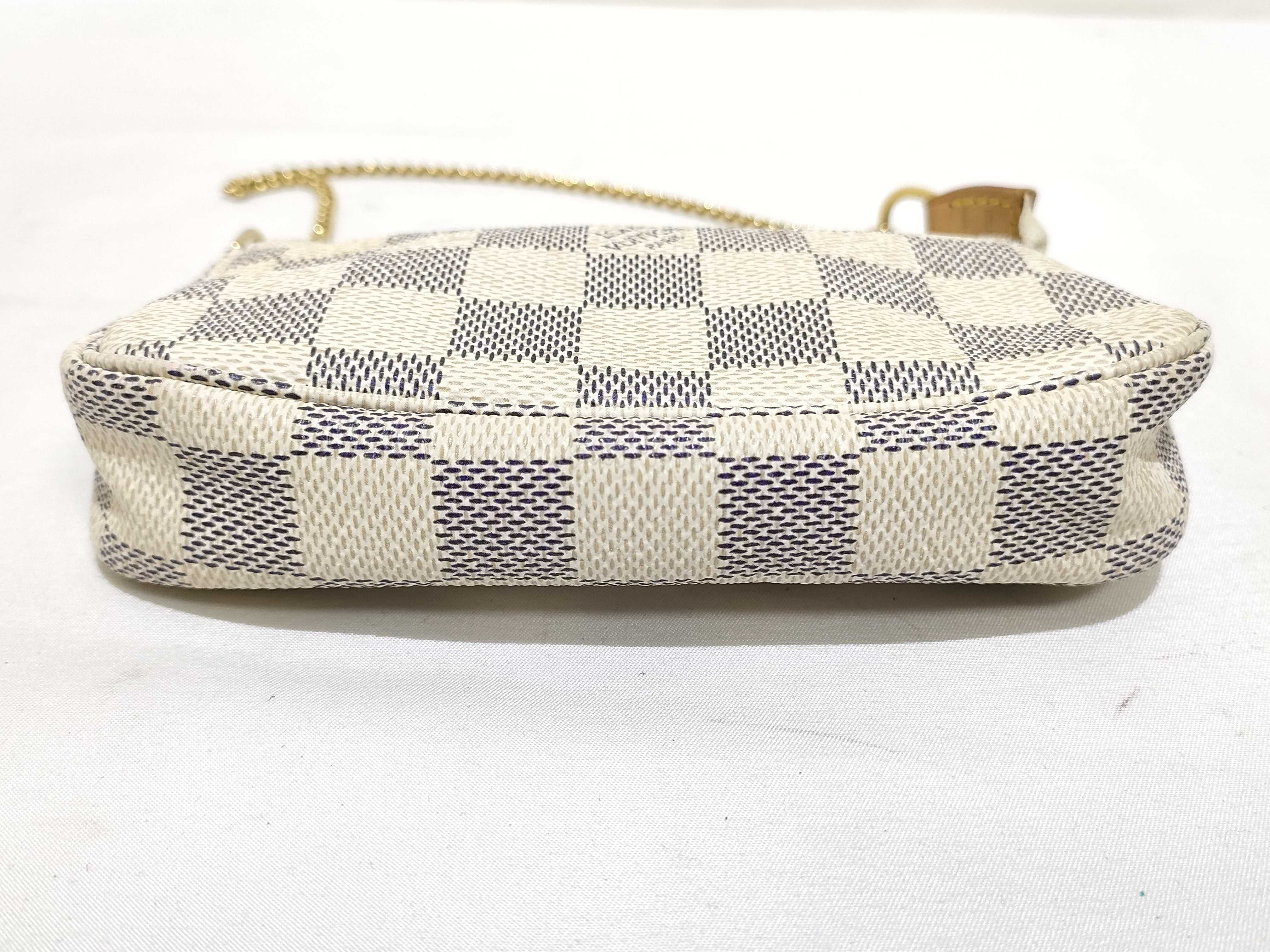 Damier Azur Mini Pochette Accessoires N58010 Handbag — view 7