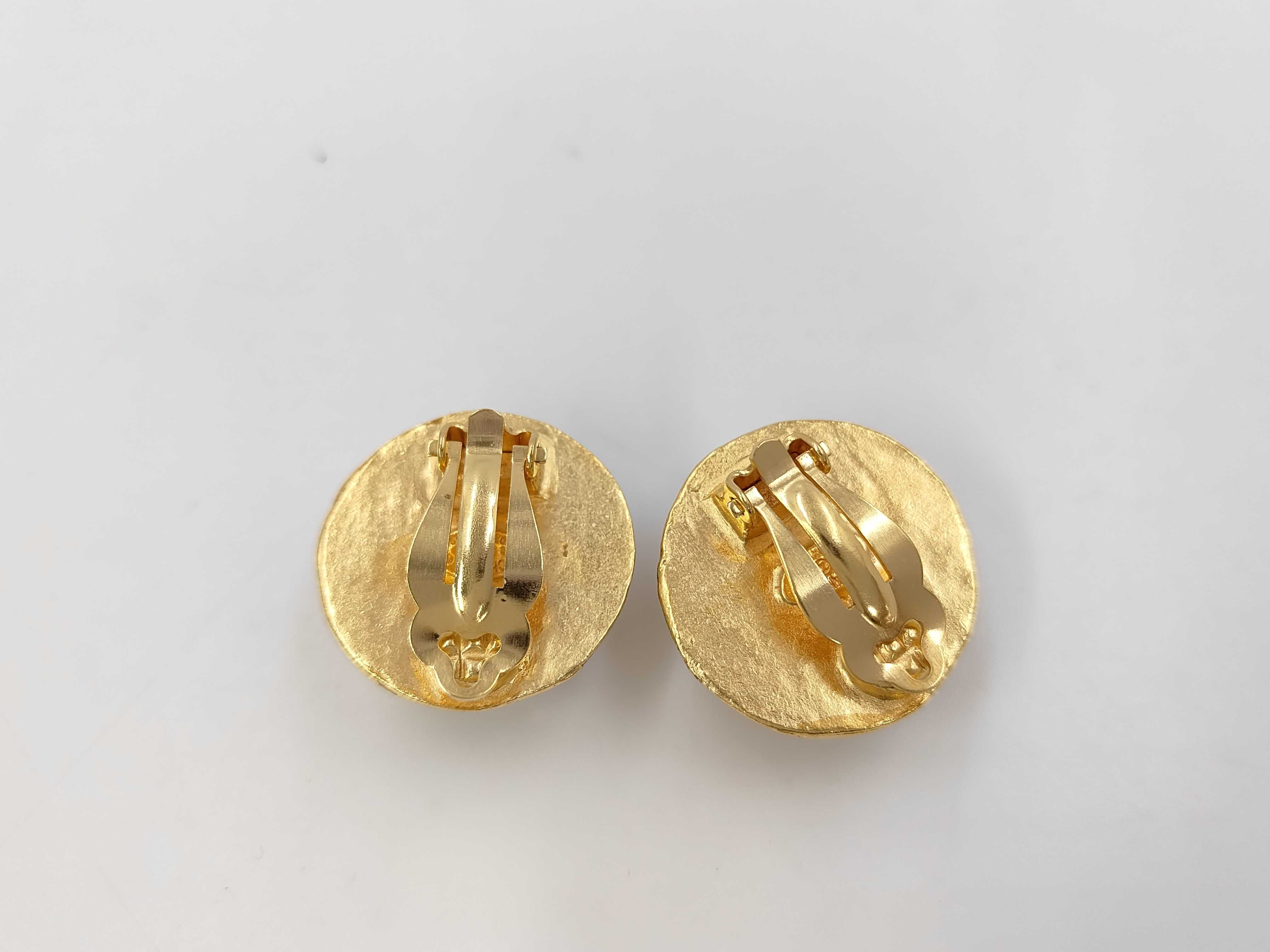 Triple Coco Mark Pearl Earrings 94A — view 2