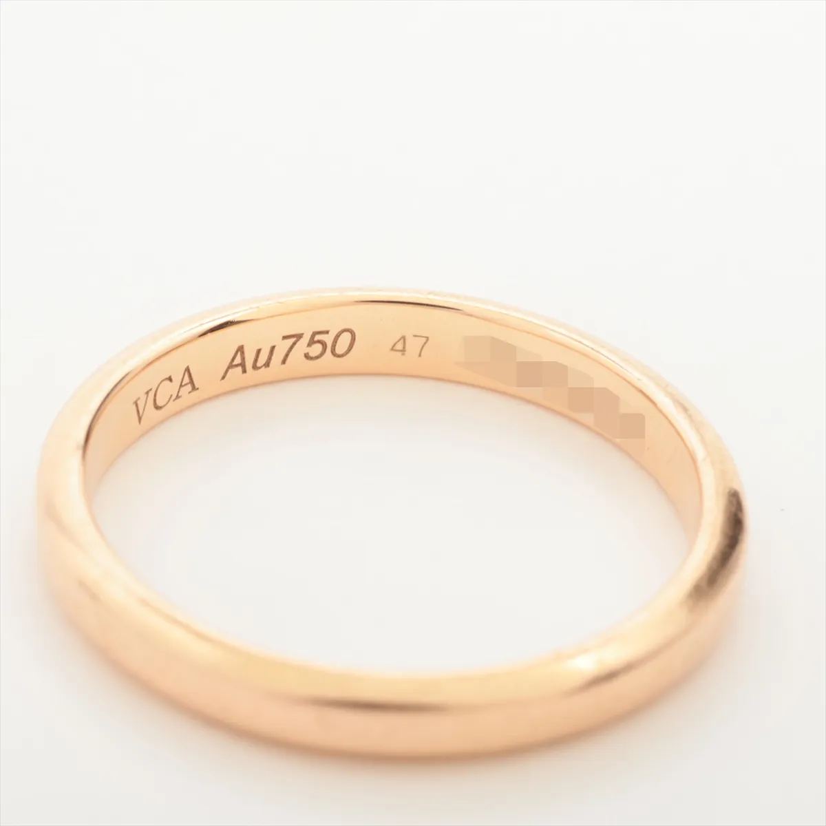 Tendrement Wedding Ring, 750 (PG), 2.1g, Size 47, JB527632, some wear, resizing, VCARA89749 — view 3
