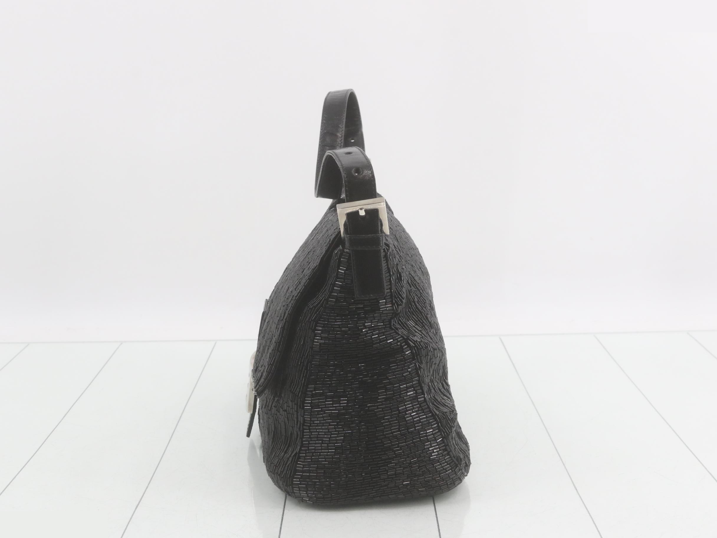Mamma Bucket Beads Black One-Shoulder Bag (Shoulder Bag) — view 3