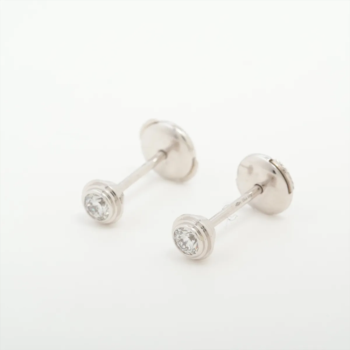 Damour SM Diamond Earrings, 750 (WG), 1.5g, NJT391 CRB8301407 — view 3