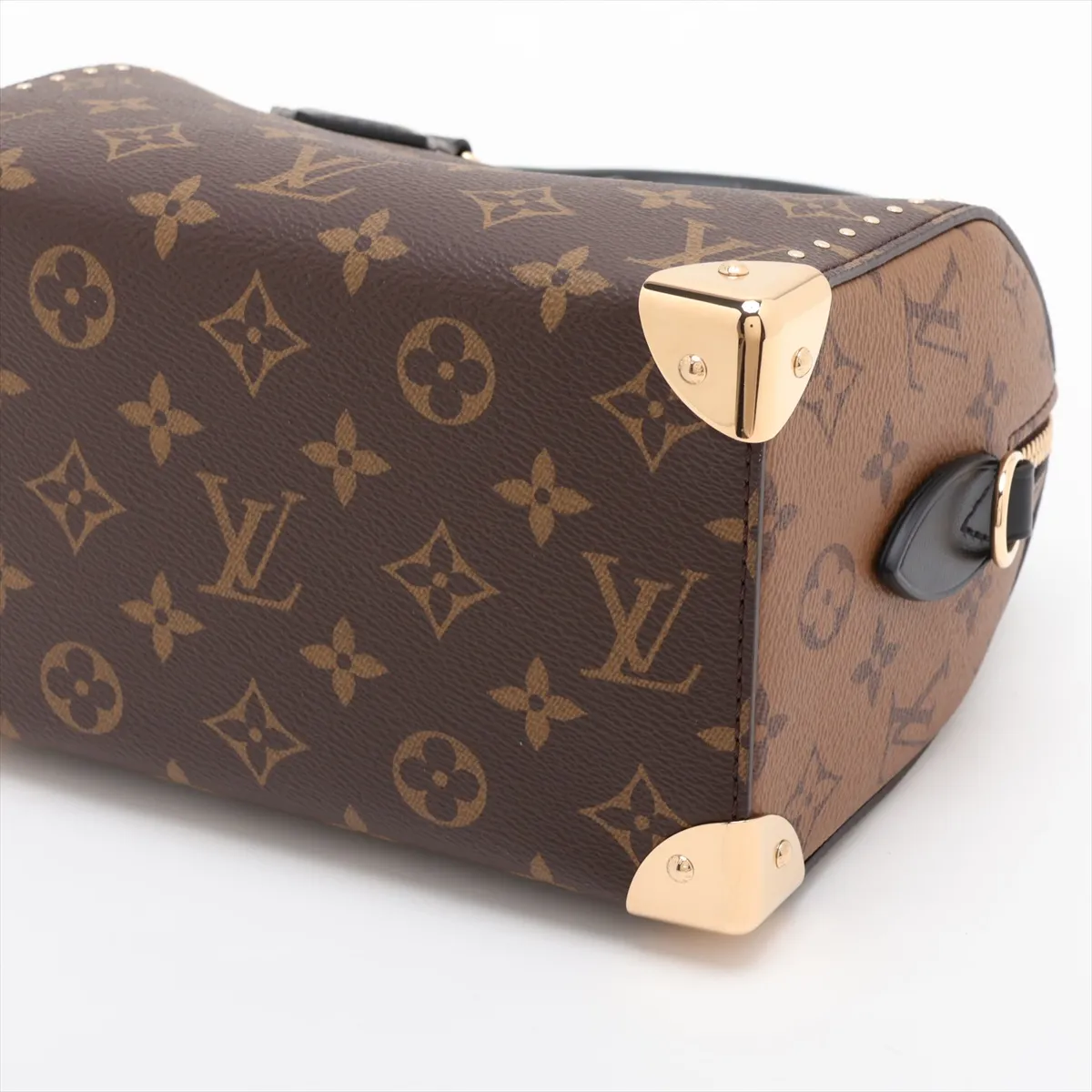 Monogram Reverse Speedy Trunk 20 M13146 Brown (RFID detected) — view 3