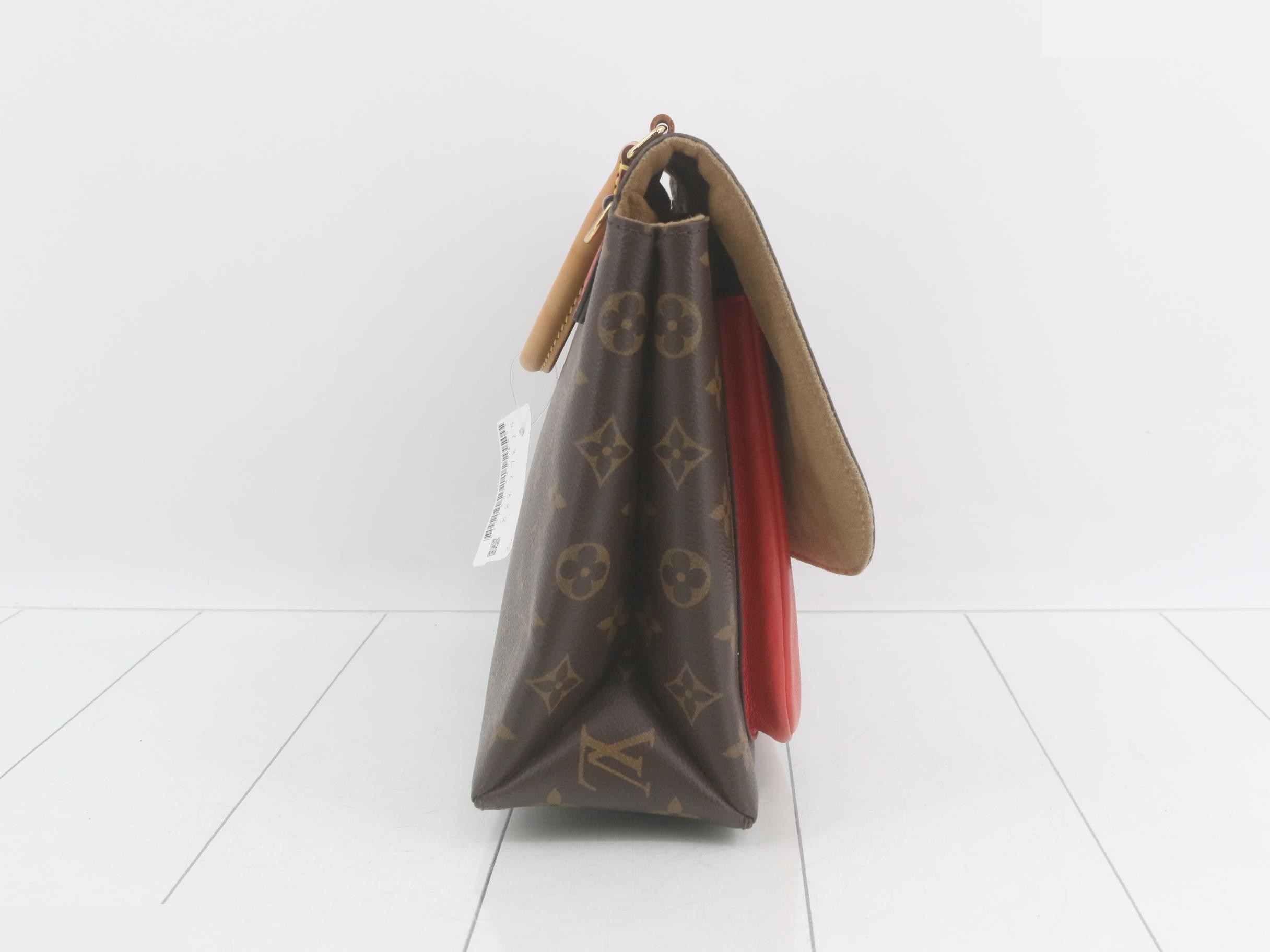 Monogram Marignan Coquelicot 2-Way Handbag — view 4
