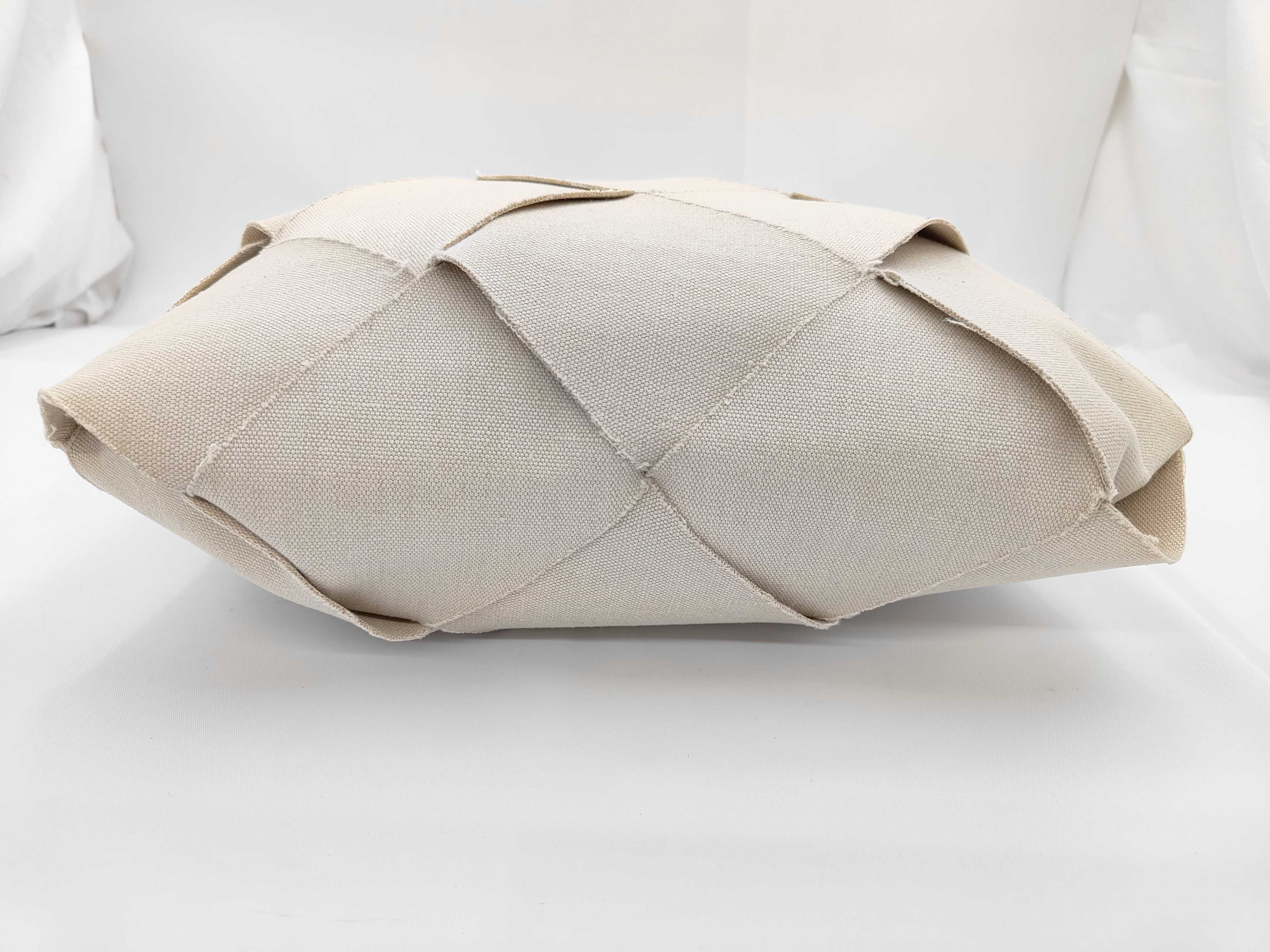 Intrecciato Canvas Leather Handbag — view 5
