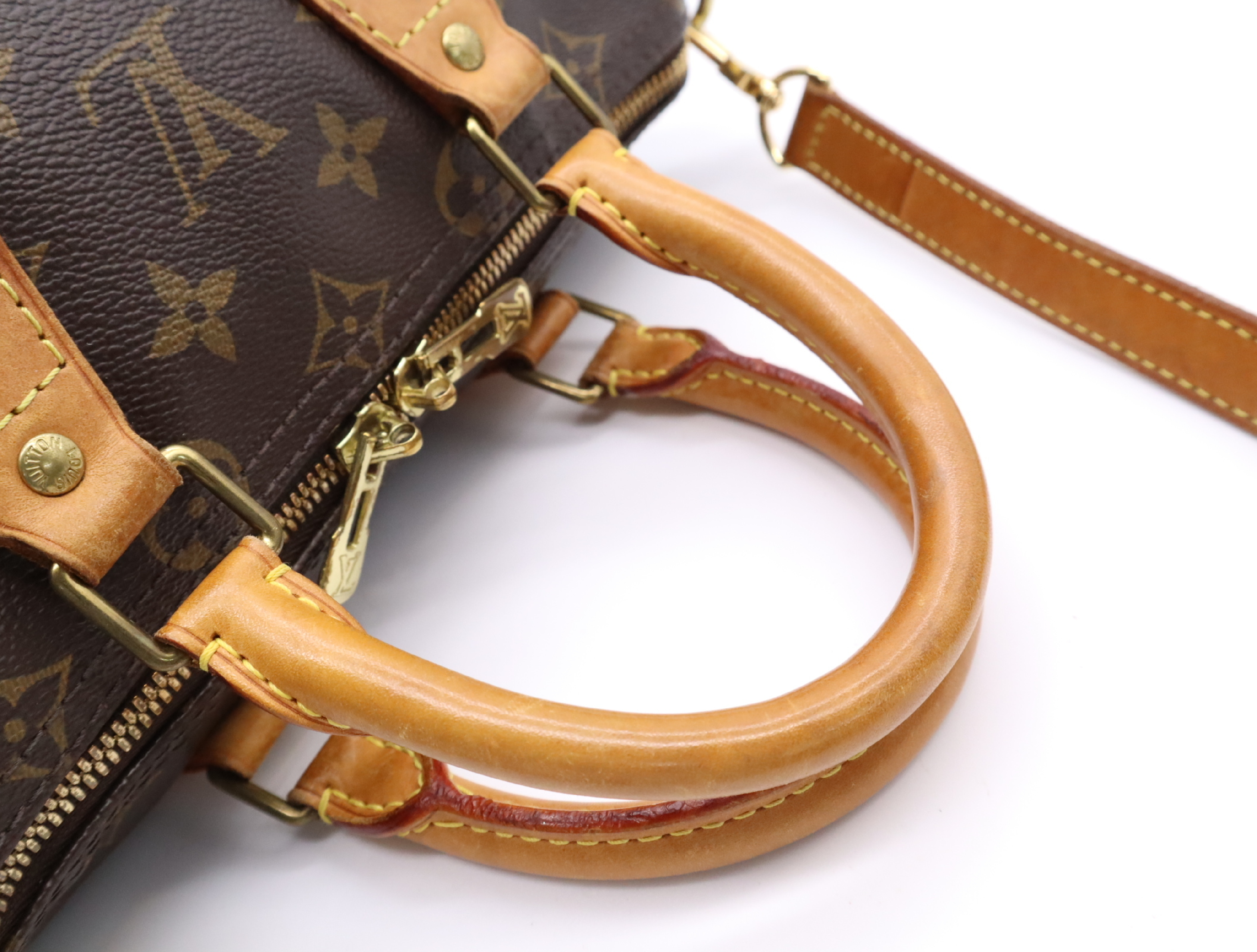M41113 Monogram Speedy Bandoulière 25 Handbag with Shoulder Strap and 2 Keys — view 13