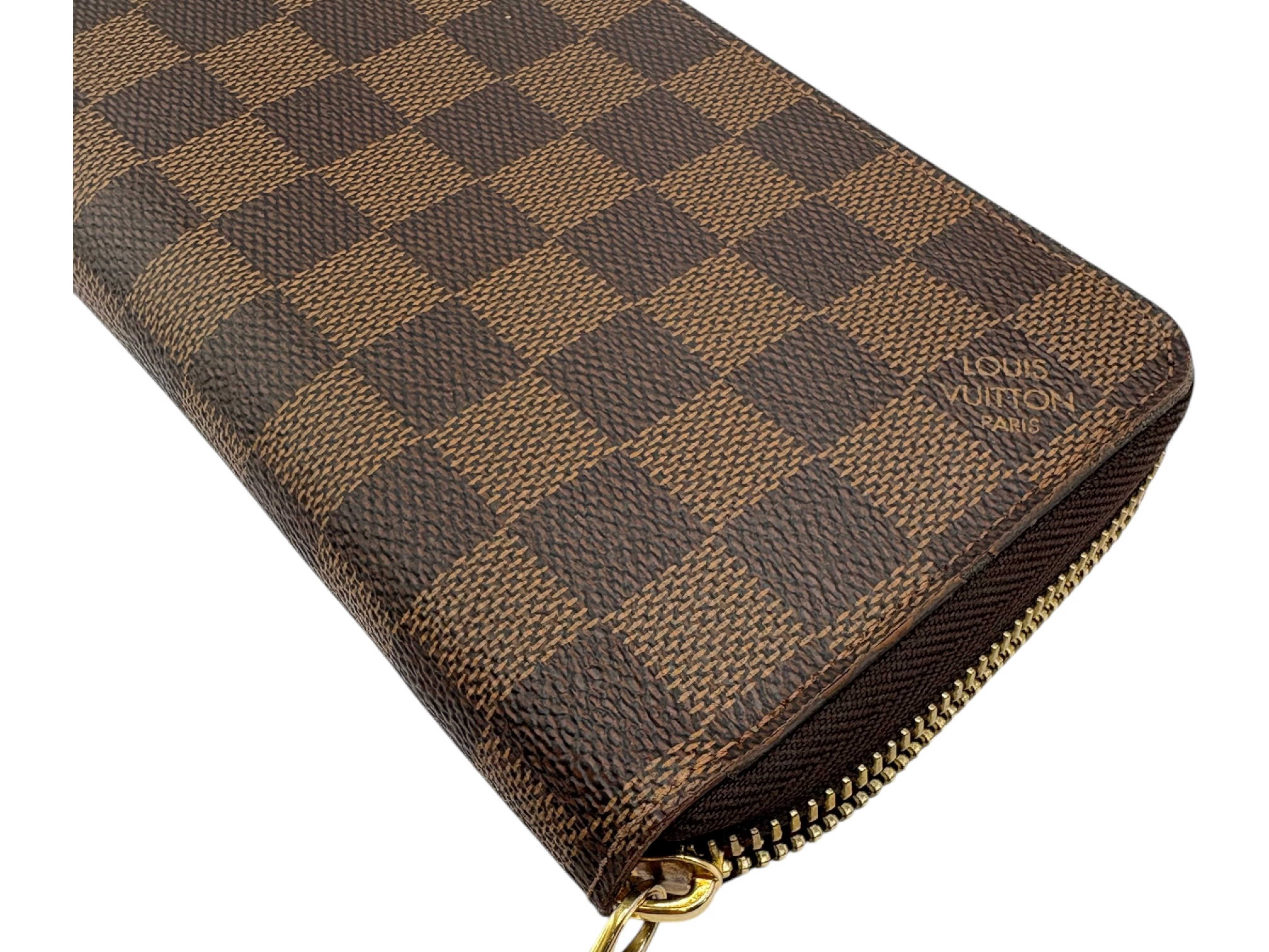 Damier Zippy Wallet N60046 Rose Ballerine Round Zip Wallet — view 4