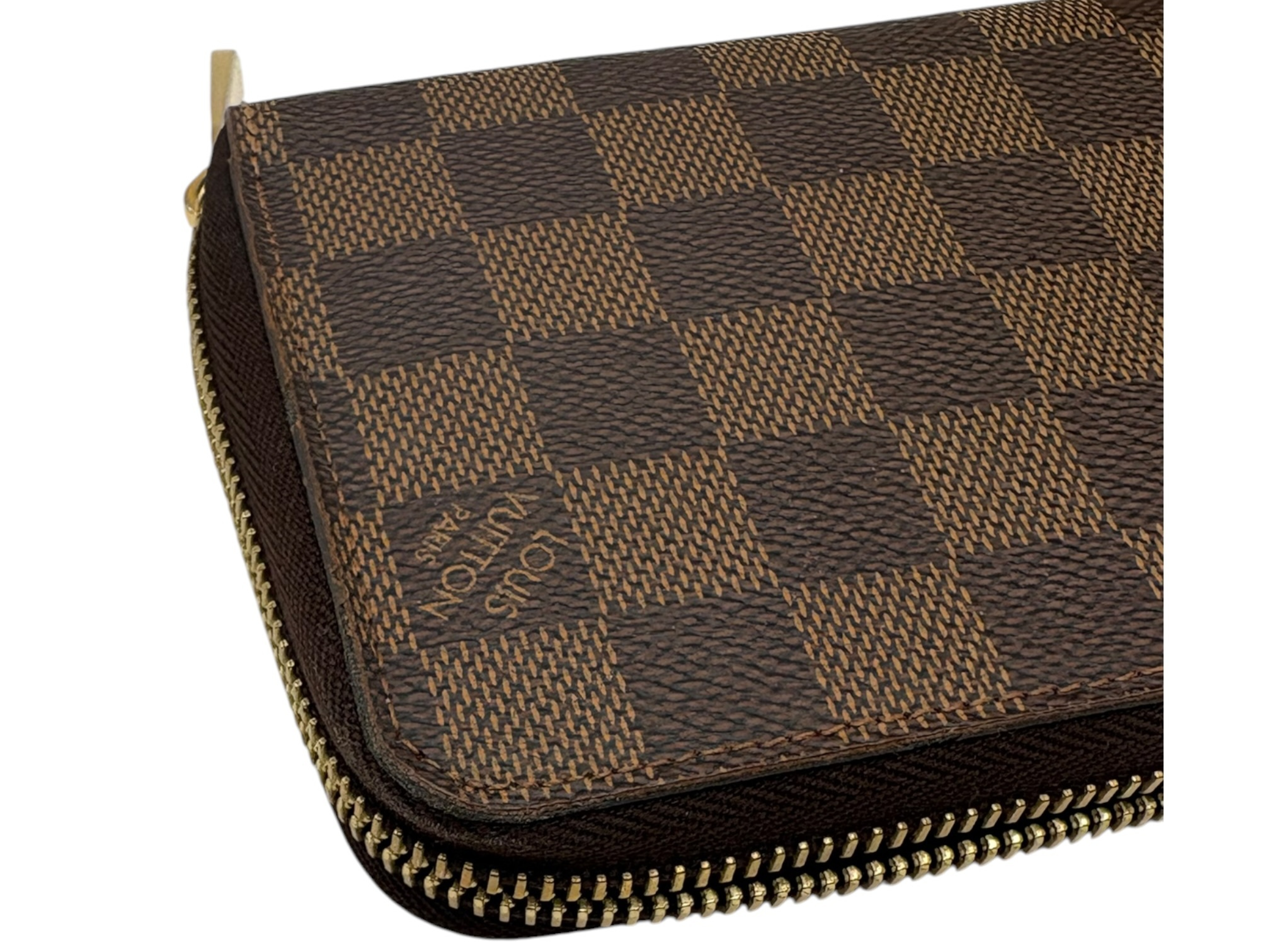 Damier Zippy Wallet N60046 Rose Ballerine Round Zip Wallet — view 5