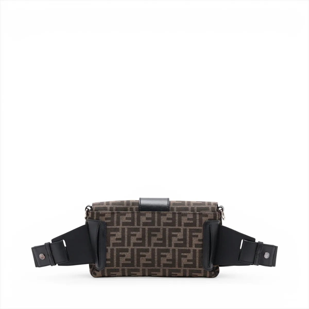 Zucca Mamma Bucket Canvas x Leather 2-Way Shoulder Bag Brown x Black 7VA472 — view 2
