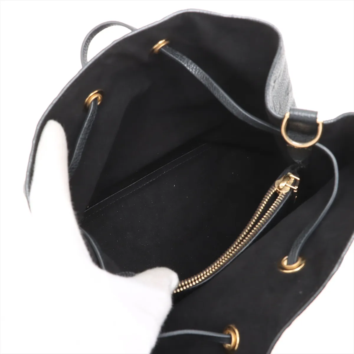 Monogram Empreinte Neonoe M45256 Black RFID reaction — view 7