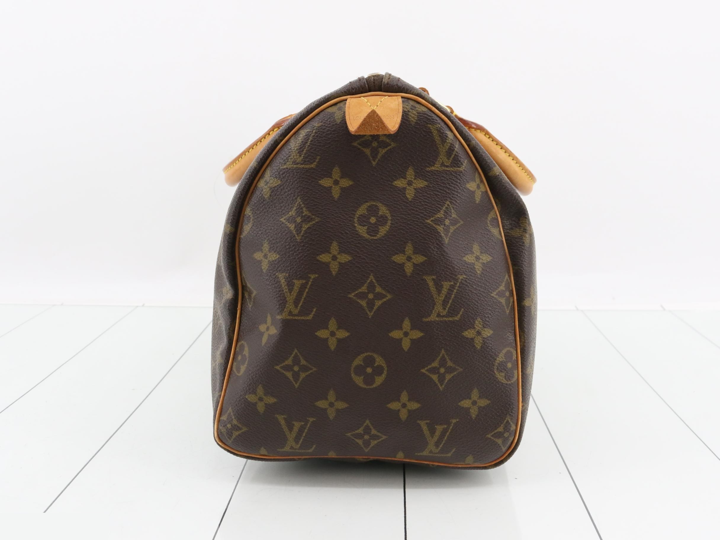 Speedy 30 Monogram with padlock and key — view 4