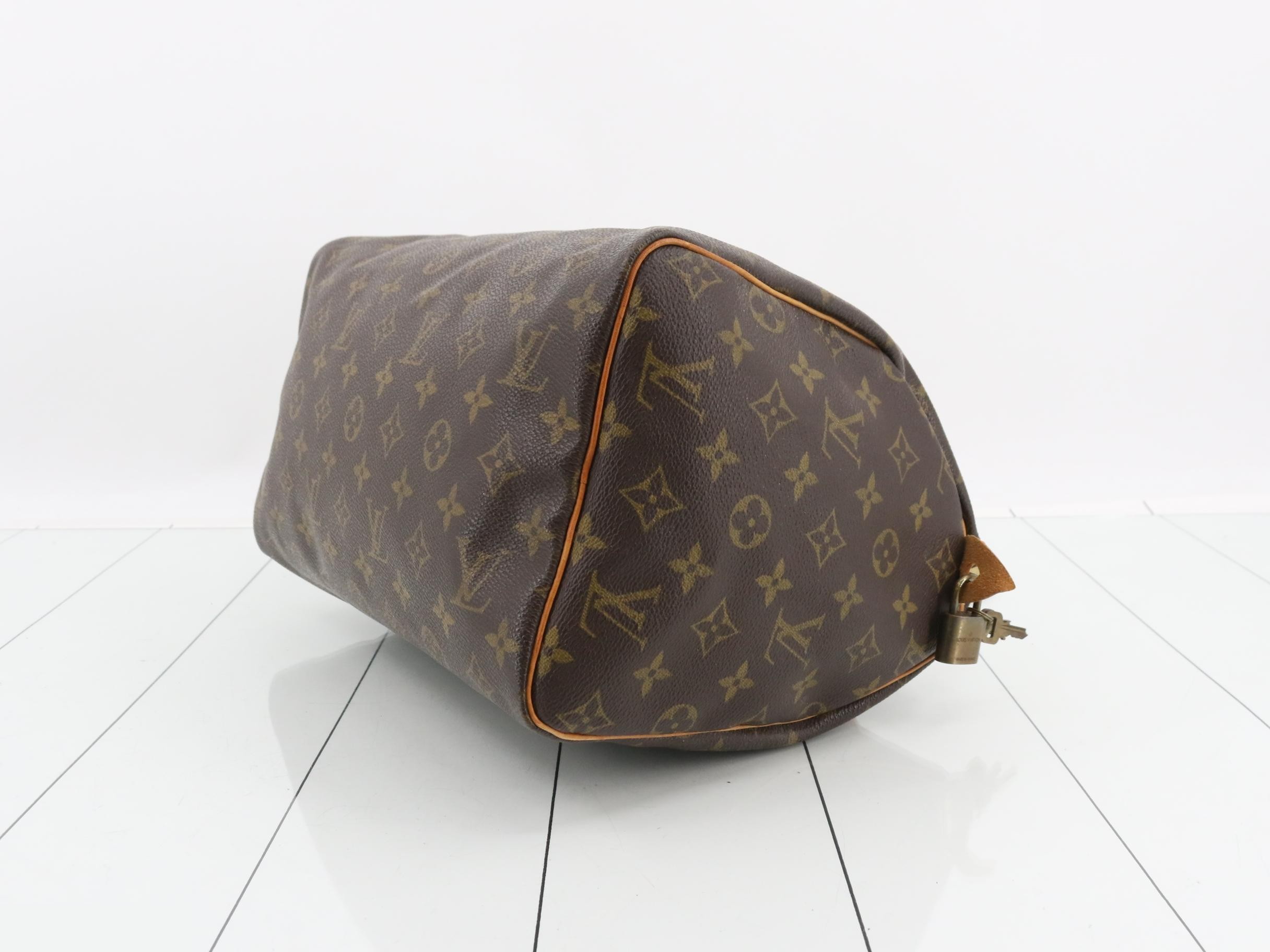 Speedy 30 Monogram with padlock and key — view 6