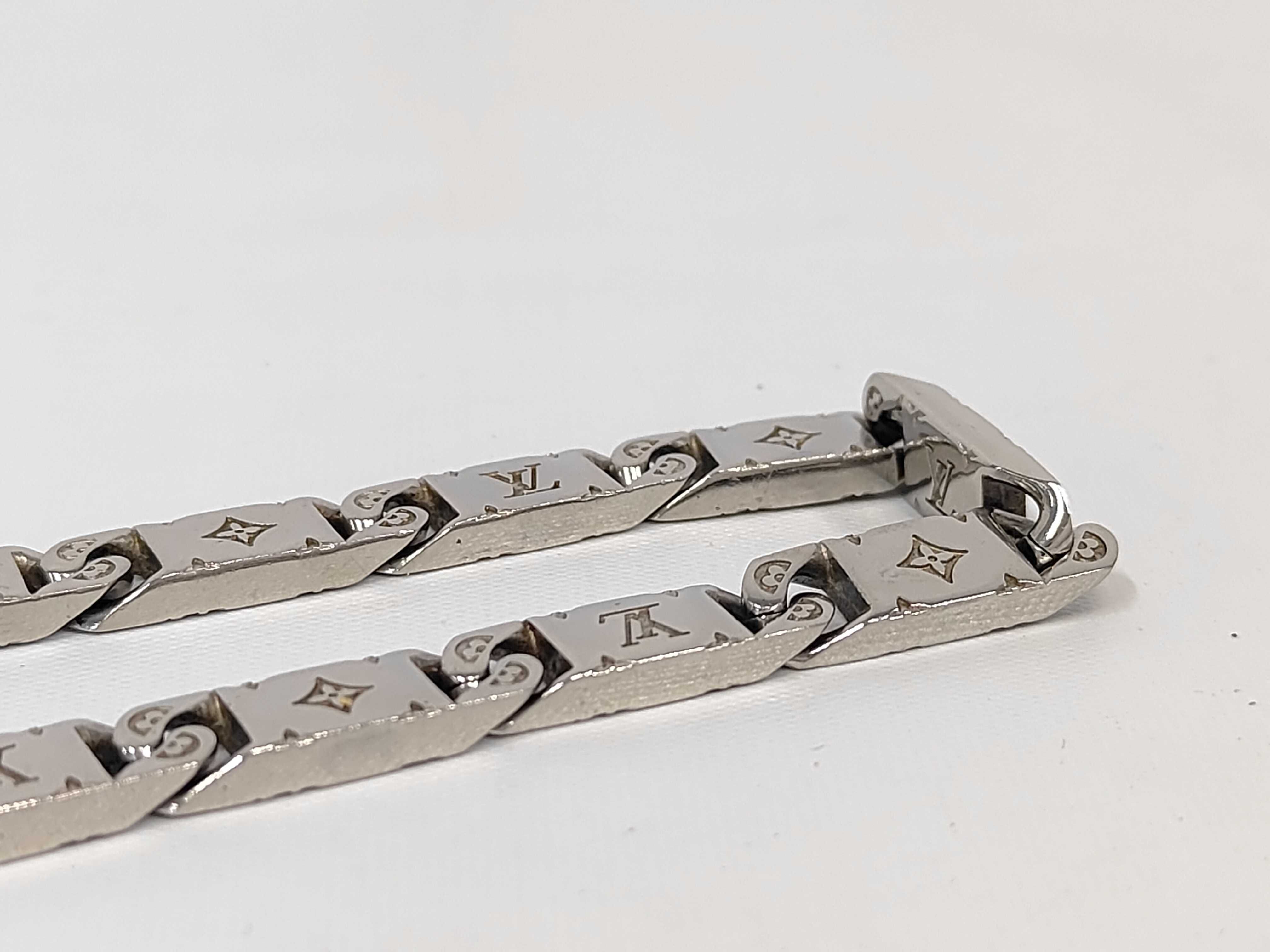 Tie-Up Silver Chain Necklace — view 3