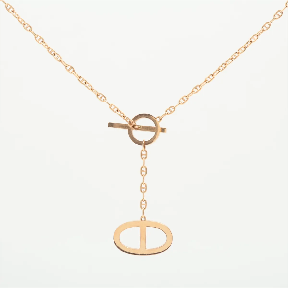 Chaine d'Ancle Contour Diamond Necklace 750(PG) 10.1g ST 23AE498098 Metal — view 2