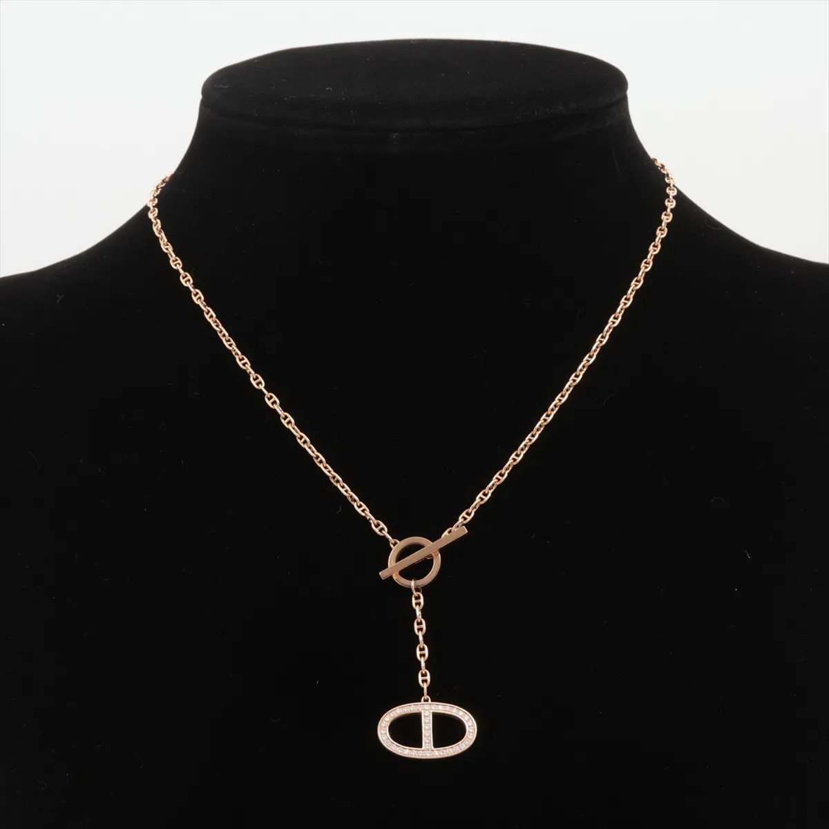 Chaine d'Ancle Contour Diamond Necklace 750(PG) 10.1g ST 23AE498098 Metal — view 5
