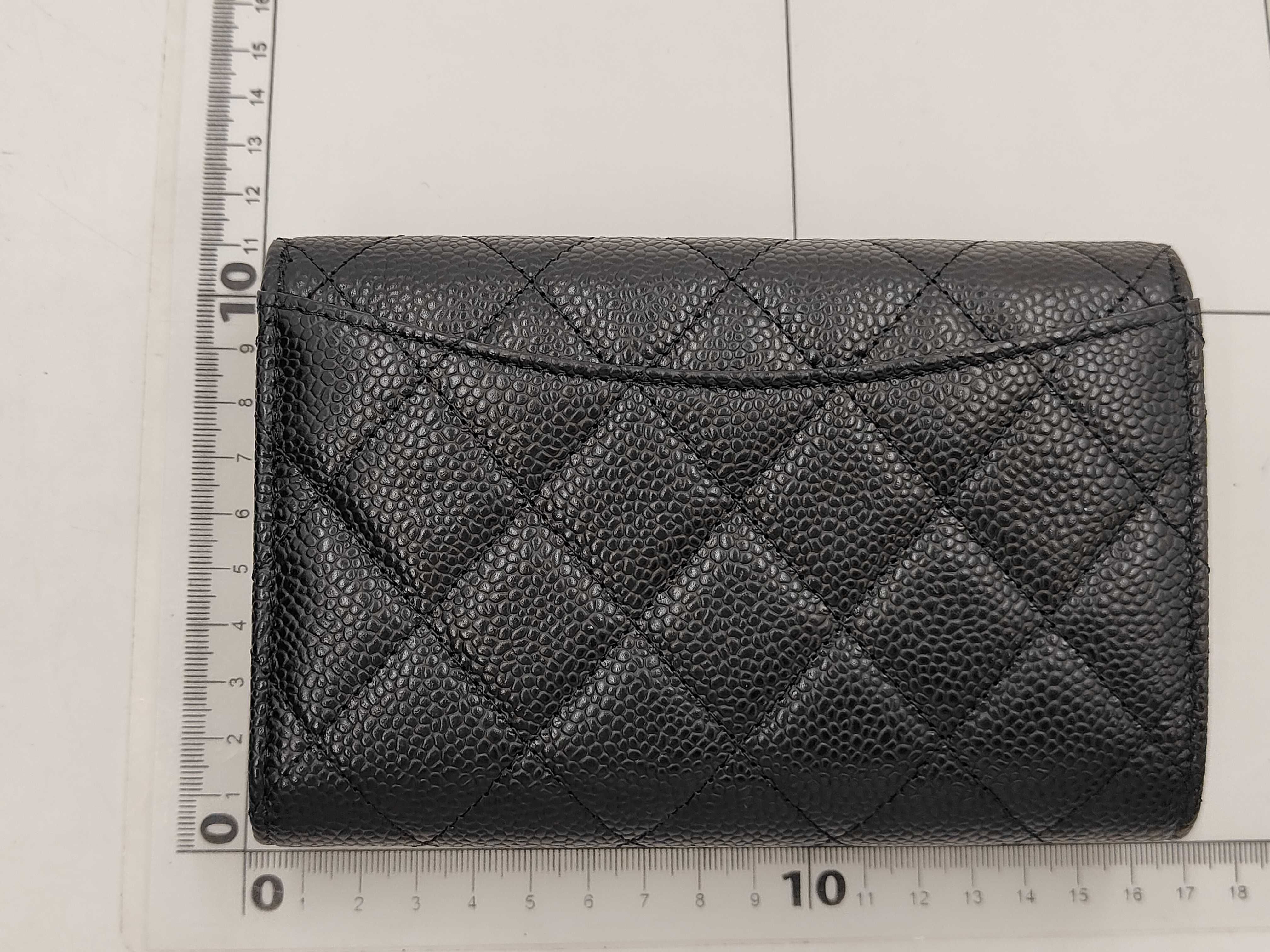 Caviar Skin Matelassé Medium Flap Wallet — view 2